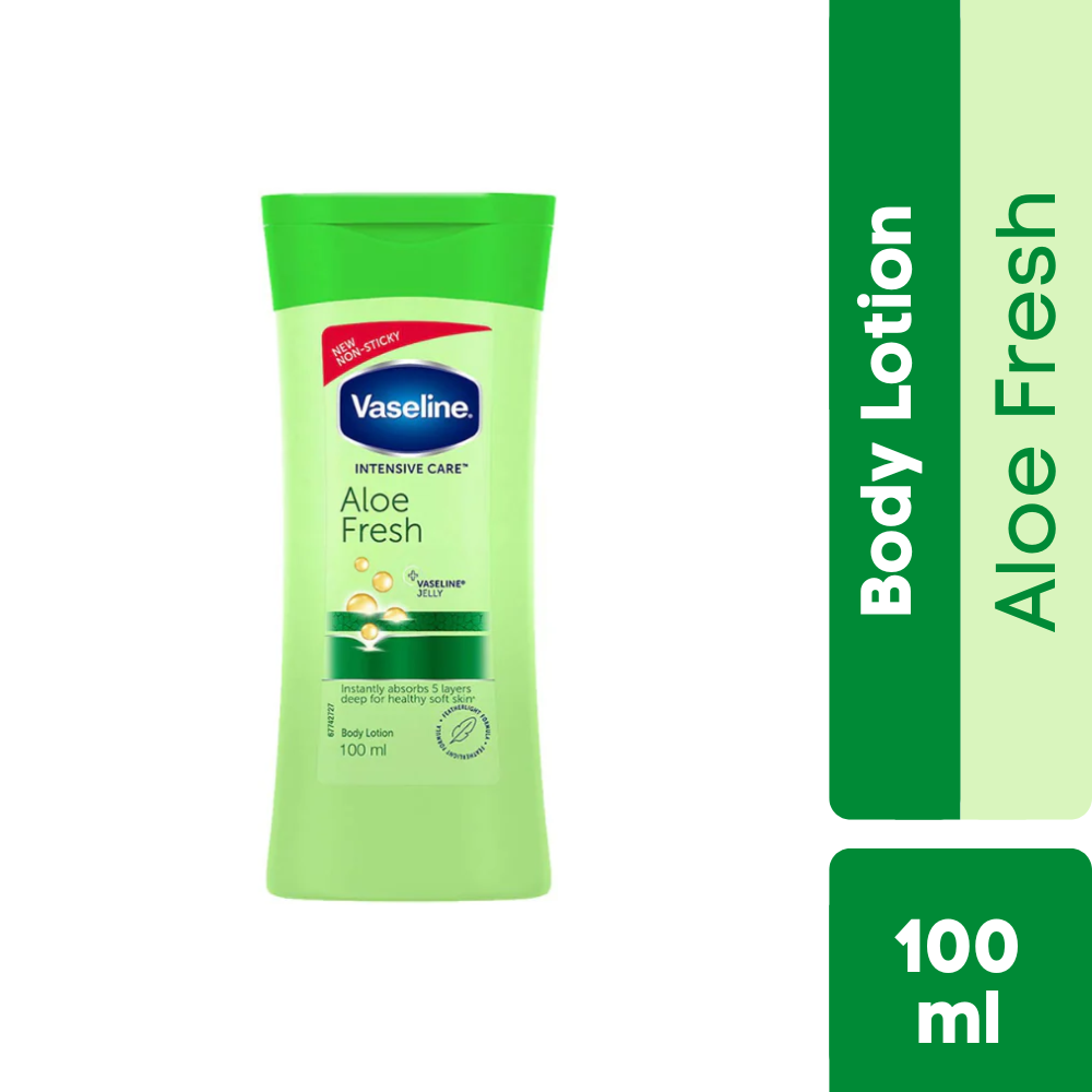 Vaseline Aloe Soothe Lotion | 100ml | Best Price in Pakistan original skincare product Pakistan مرکزی تصویر