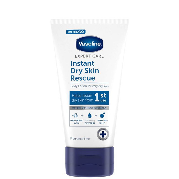 Vaseline Body Lotion Instant Dry Skin Rescue 75Ml | Best Price in Pakistan original skincare product Pakistan مرکزی تصویر