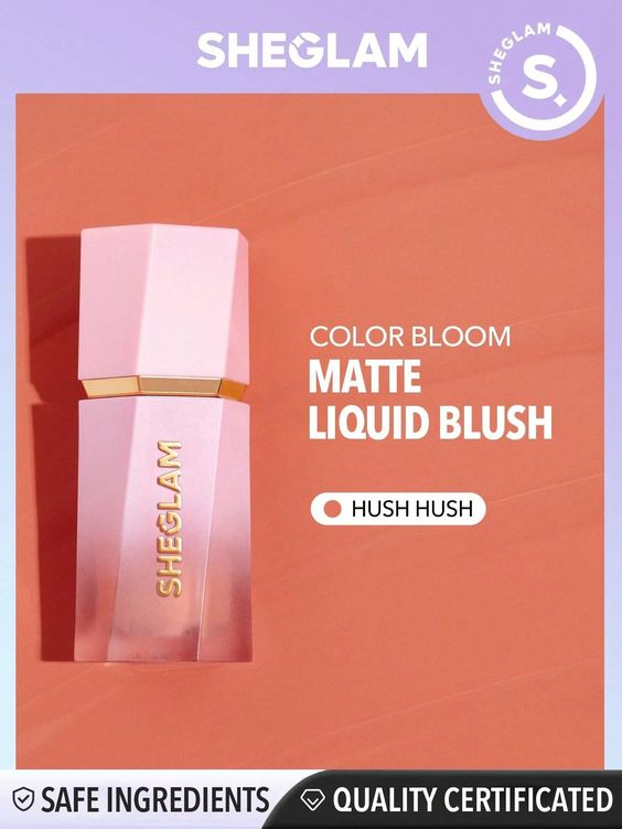 Shein Sheglam Color Bloom Dayglow Liquid Blush | Hush Hush | Best Price in Pakistan original skincare product Pakistan