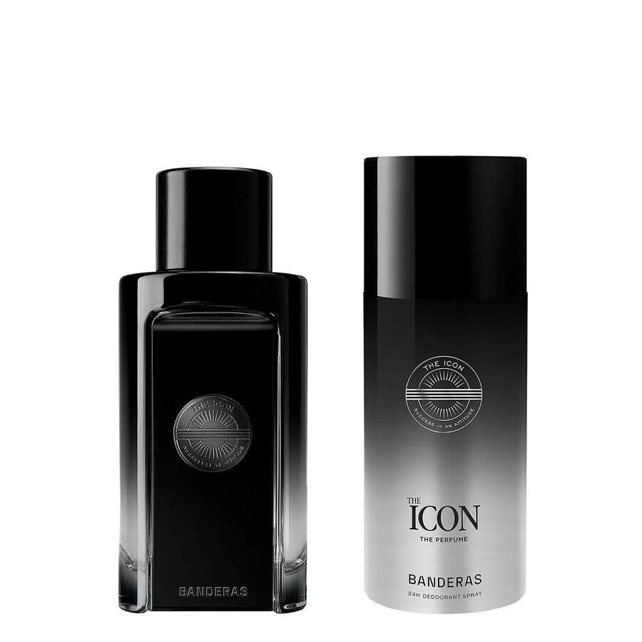 Antonio Banderas Men's The Icon Eau de Parfum Gift Set Fragrances | Best Price in Pakistan original skincare product Pakistan مرکزی تصویر