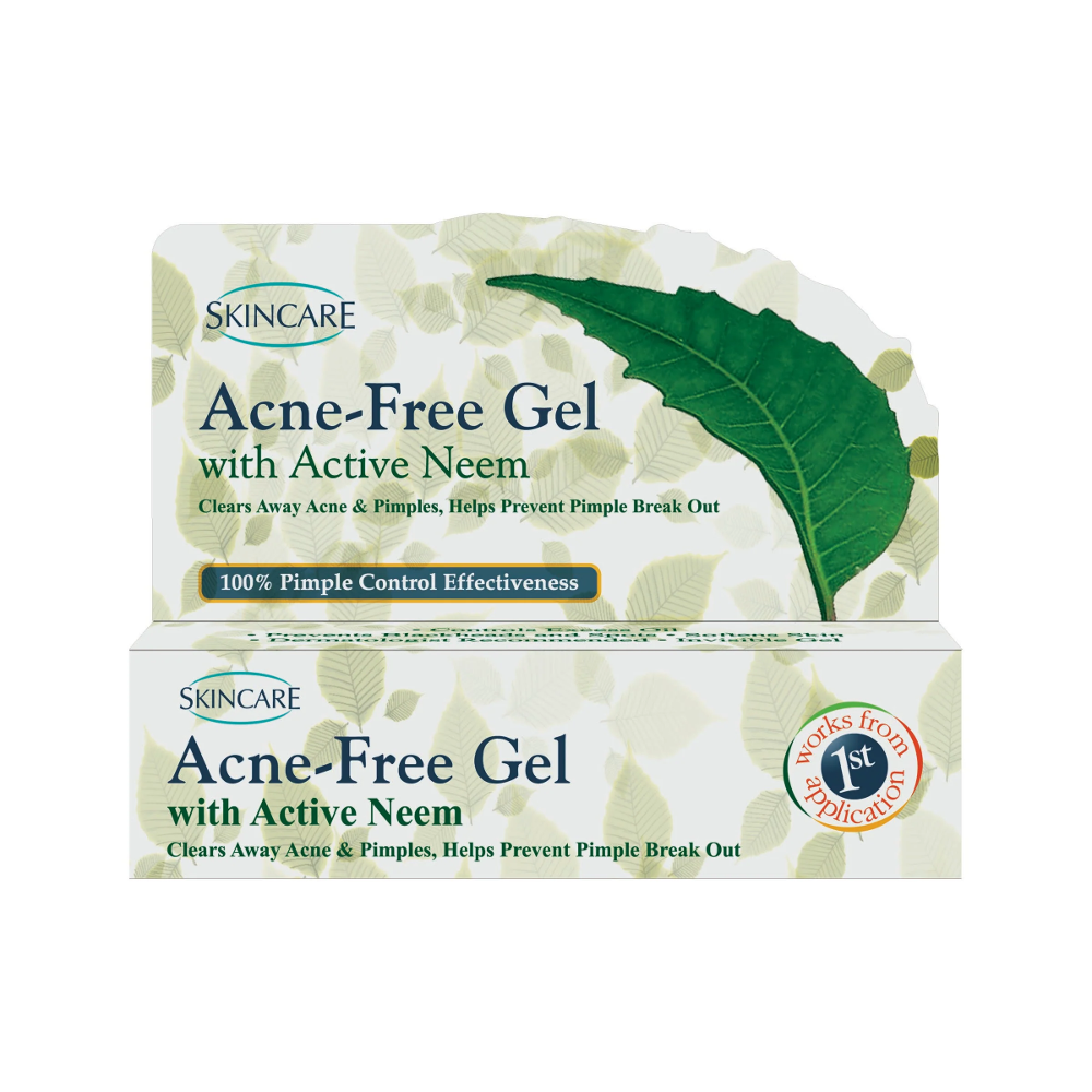 SKIN WHITE SKINCARE ACNE FREE GEL ACTIVE NEEM 24 GM | Best Price in Pakistan original skincare product Pakistan
