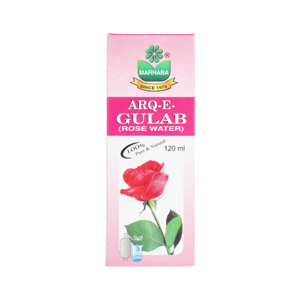 MARHABA ARQ-E-GULAB ROSE WATER 120 ML | Best Price in Pakistan original skincare product Pakistan