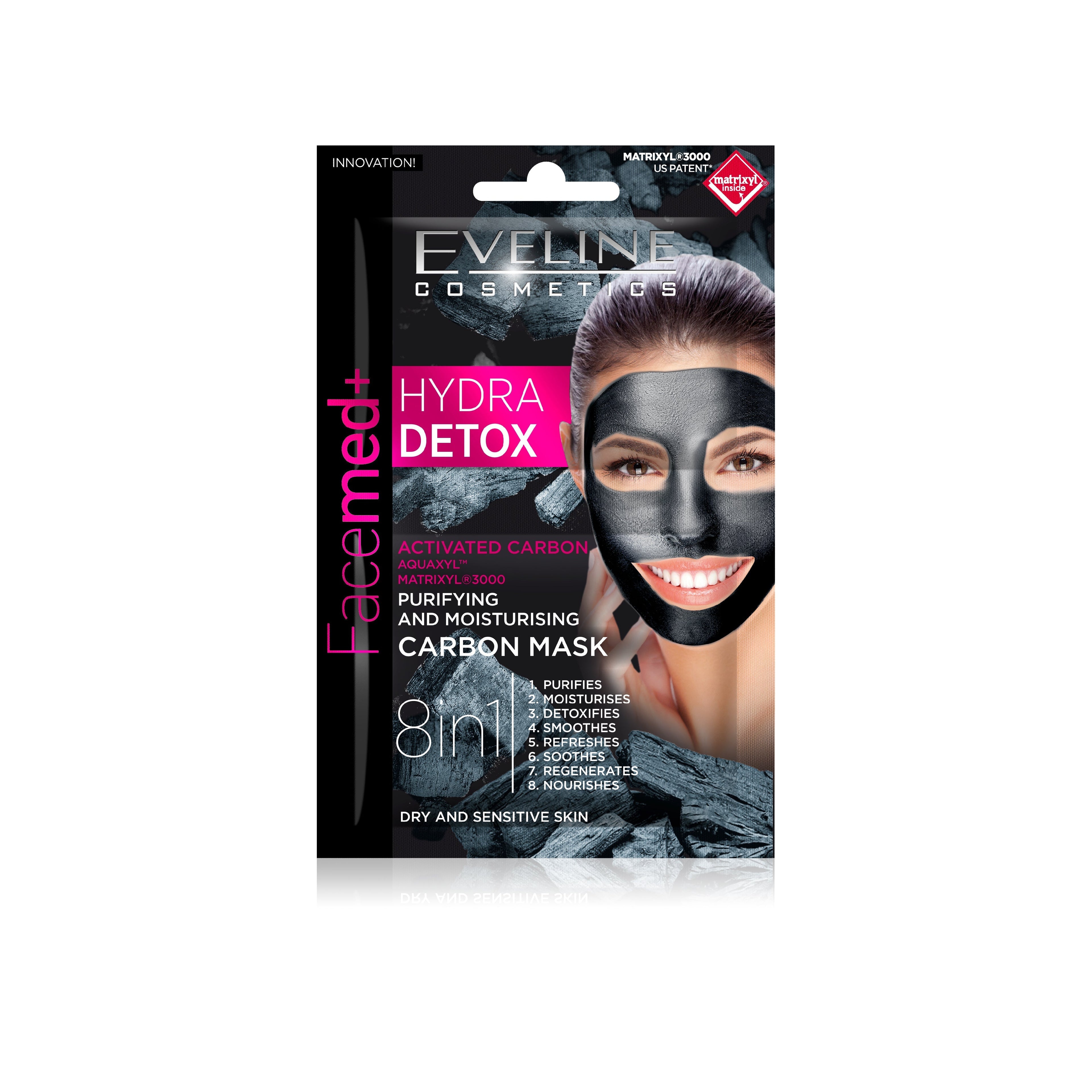 EVELINE FACEMED DETOXIFYING MASK VOLCANIC CLAY 2.5 ML PC | Best Price in Pakistan original skincare product Pakistan