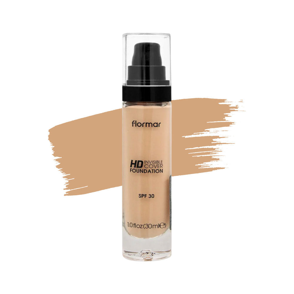FLORMAR INVISIBLE COVER HD FOUNDATION IVORY 60 PC | Best Price in Pakistan original skincare product Pakistan