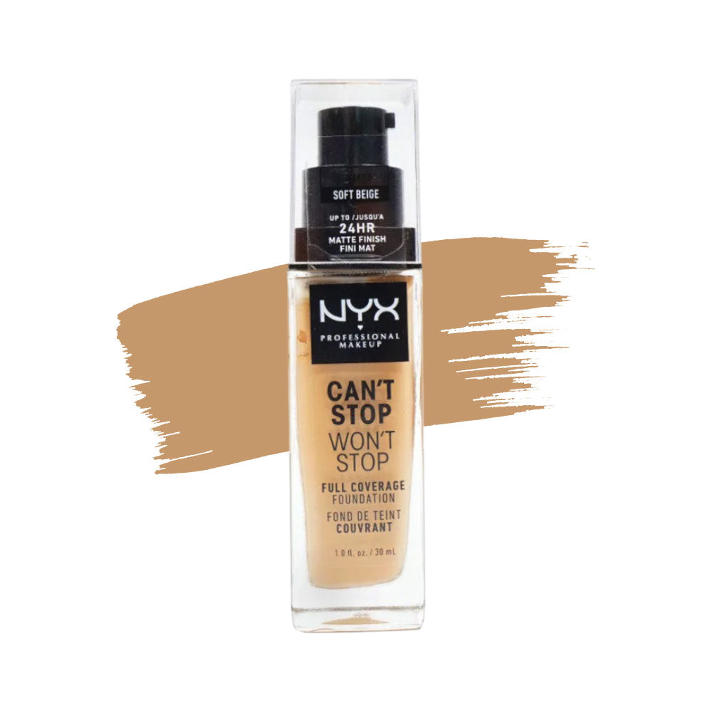 NYX CANT STOP WONT STOP FOUNDATION SOFT BEIGE | Best Price in Pakistan original skincare product Pakistan Main image