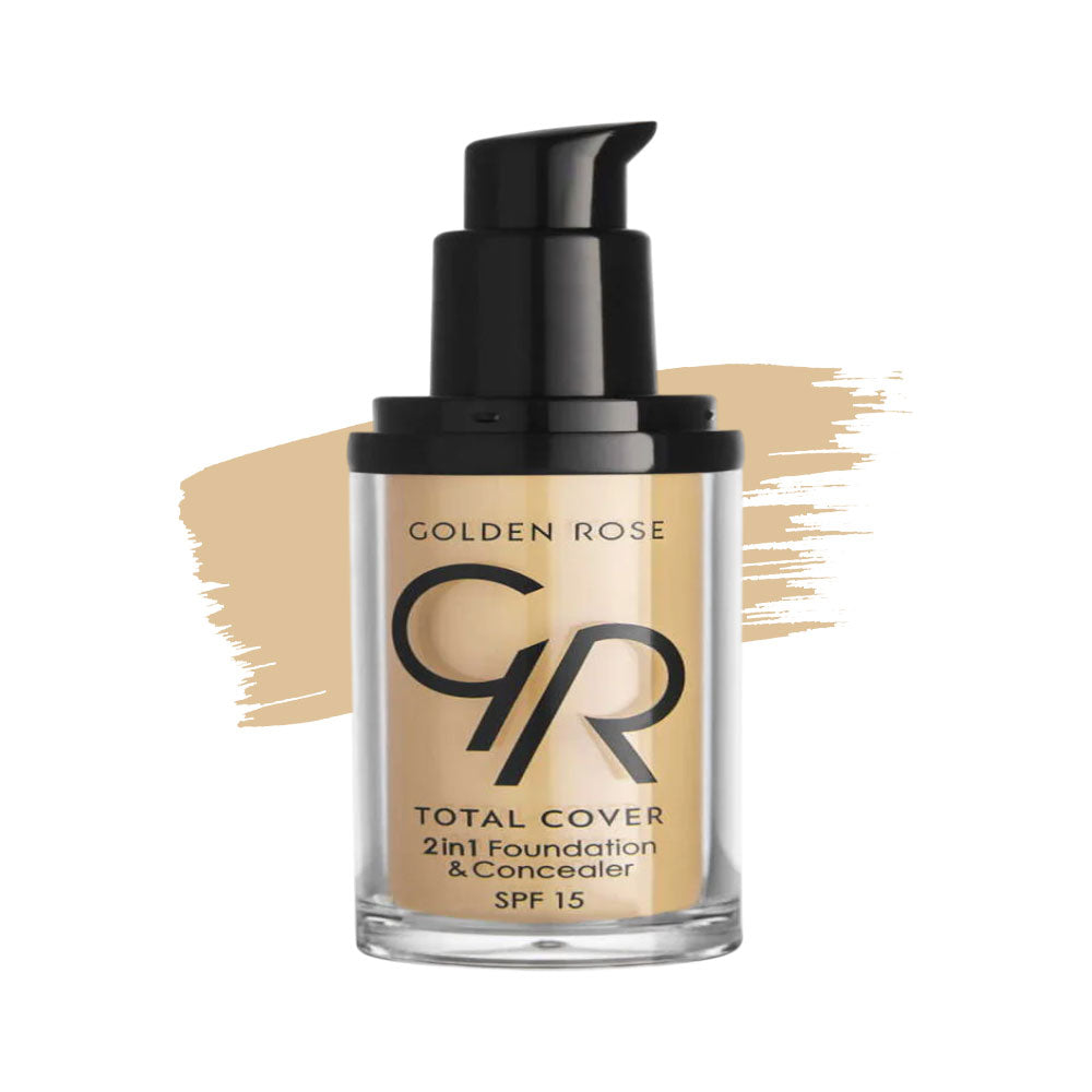GOLDEN ROSE 2 IN 1 FOUNDATION & CONCEALER 03 | Best Price in Pakistan original skincare product Pakistan