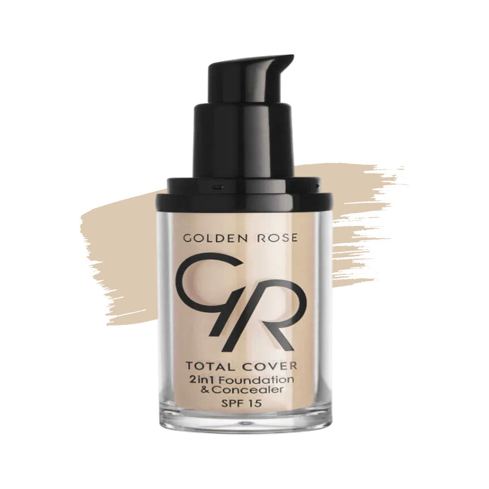 GOLDEN ROSE 2 IN 1 FOUNDATION & CONCEALER 01 | Best Price in Pakistan original skincare product Pakistan