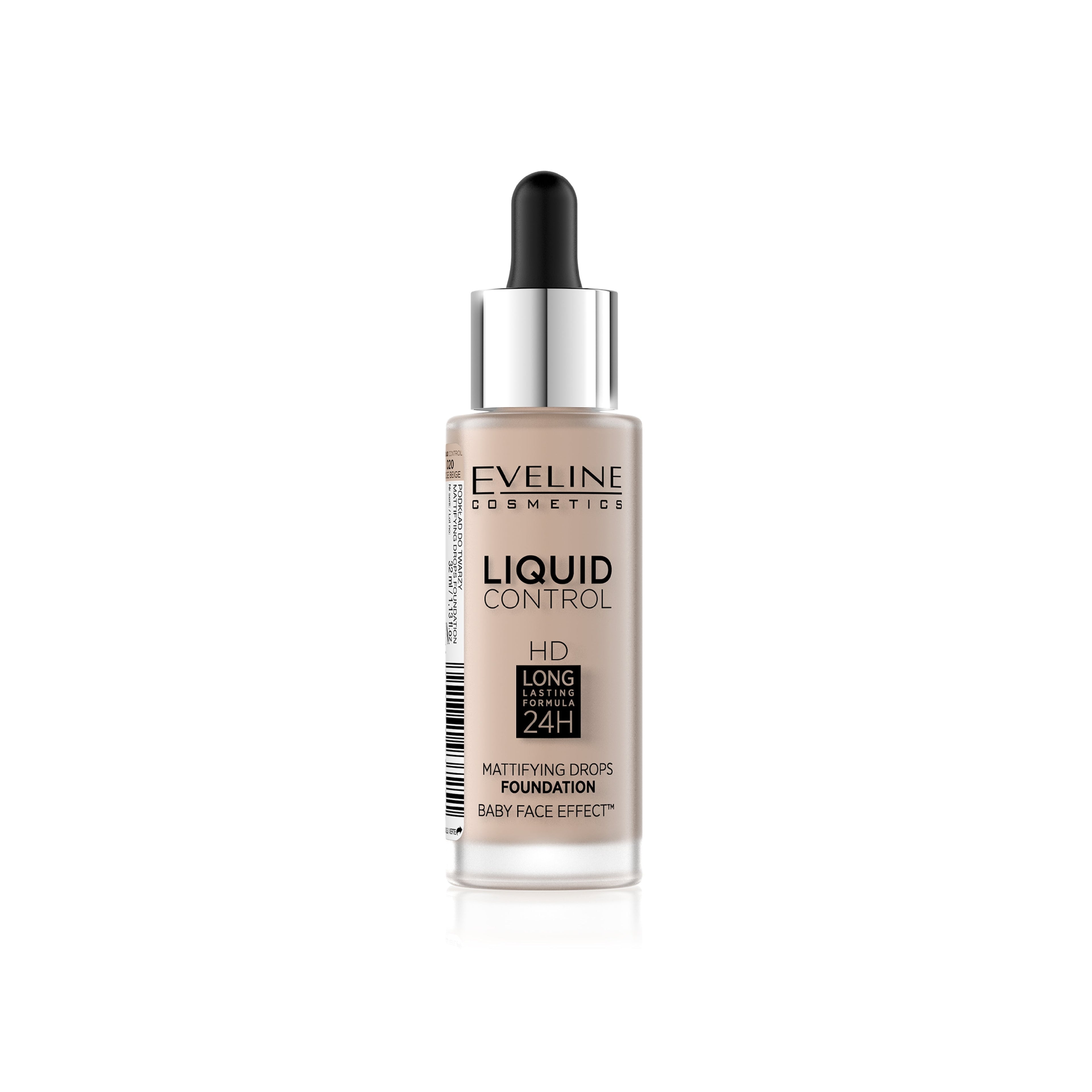 EVELINE LIQUID CONTROL MATTIFYING DROPS FOUNDATION 20 | Best Price in Pakistan original skincare product Pakistan