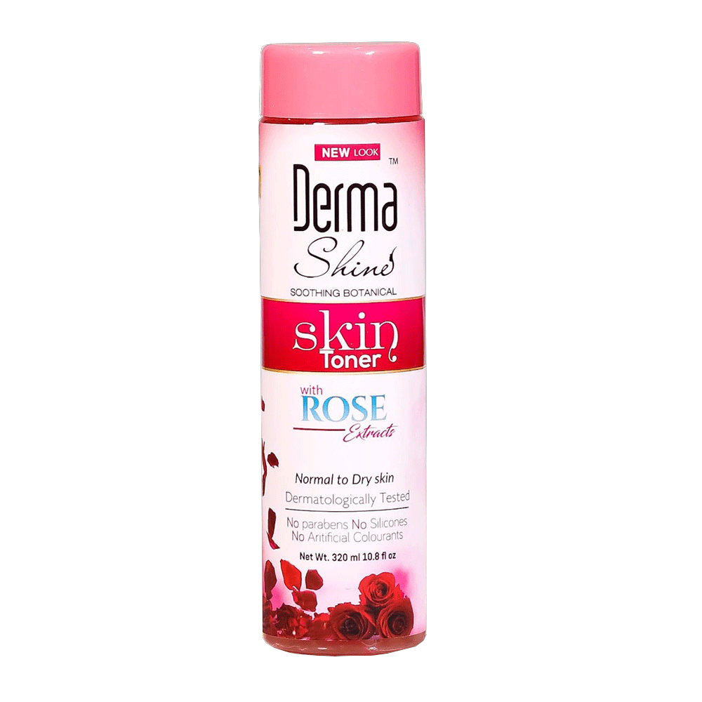DERMA SHINE SOOTHING BOTANICAL TONER WITH ROSE 320 ML | Best Price in Pakistan original skincare product Pakistan