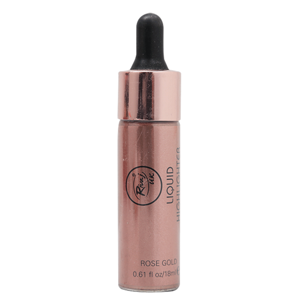 RIVAJ ROSE GOLD LONG LASTING LIQUID HIGHLIGHTER 18ML | Best Price in Pakistan original skincare product Pakistan Main image