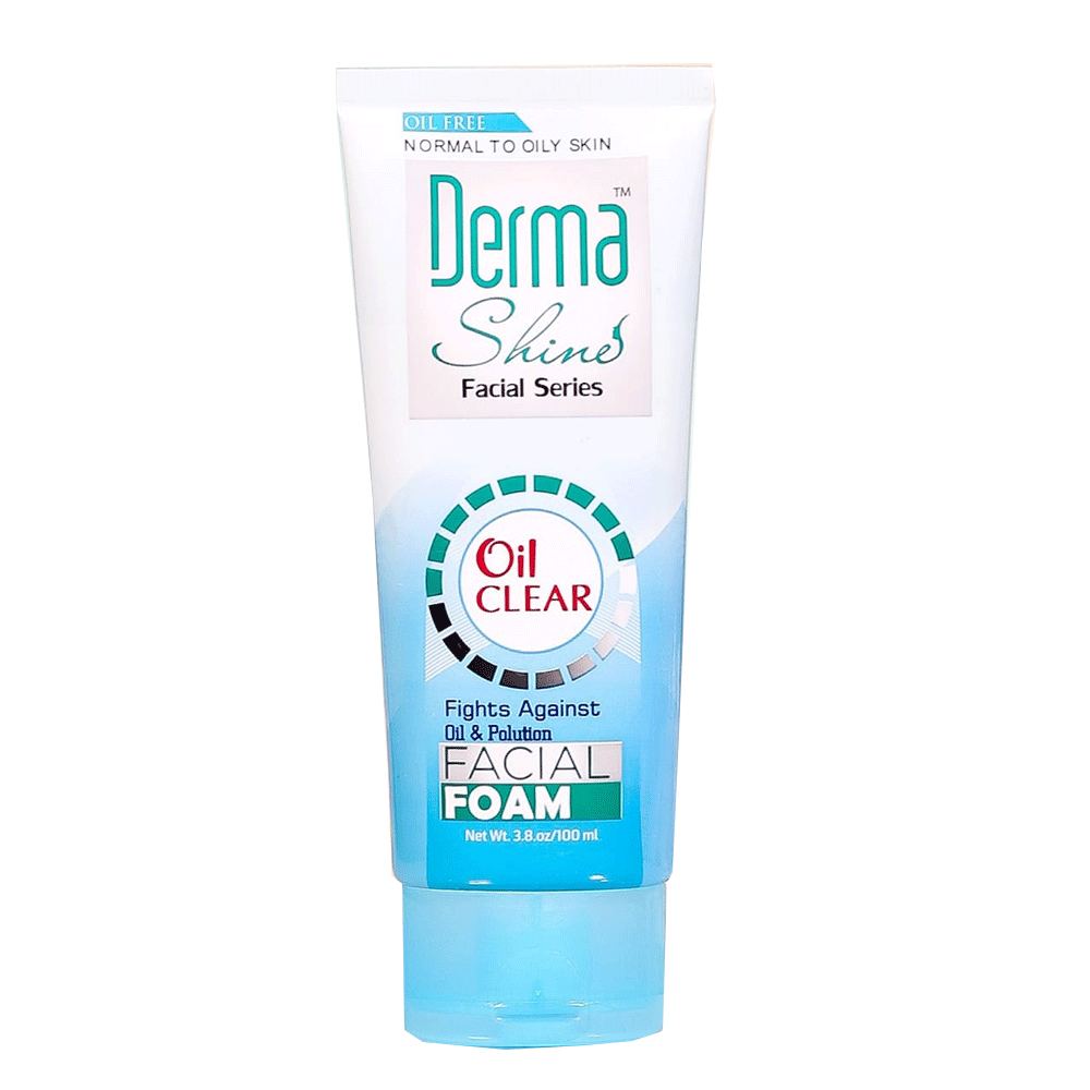 DERMA SHINE OIL CLEAR FACIAL FOAM 100 ML | Best Price in Pakistan original skincare product Pakistan