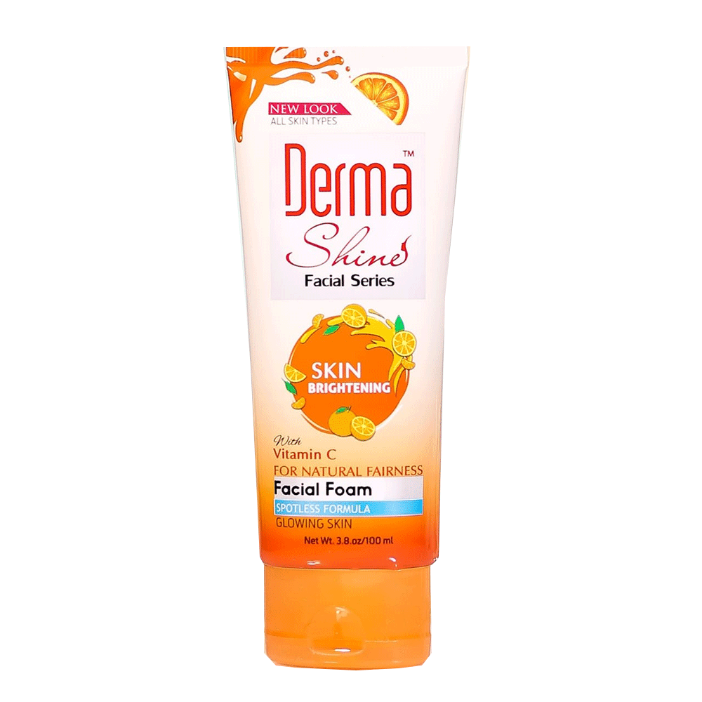 DERMA SHINE SKIN BRIGHTENING FACIAL FOAM 100 ML | Best Price in Pakistan original skincare product Pakistan