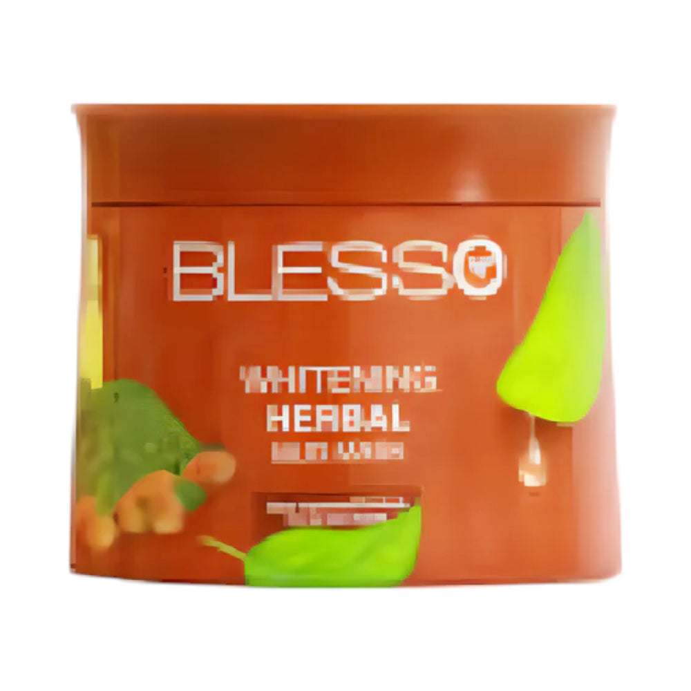 BLESSO NATURALS WHITENING FACIAL HERBAL MUD MASK JAR 500 ML | Best Price in Pakistan original skincare product Pakistan