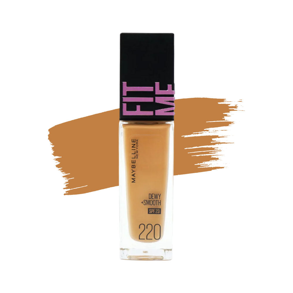MAYBELLINE PRIMER FIT ME FOUNDATION DEWY PUMP SPF 220 30ML | Best Price in Pakistan original skincare product Pakistan