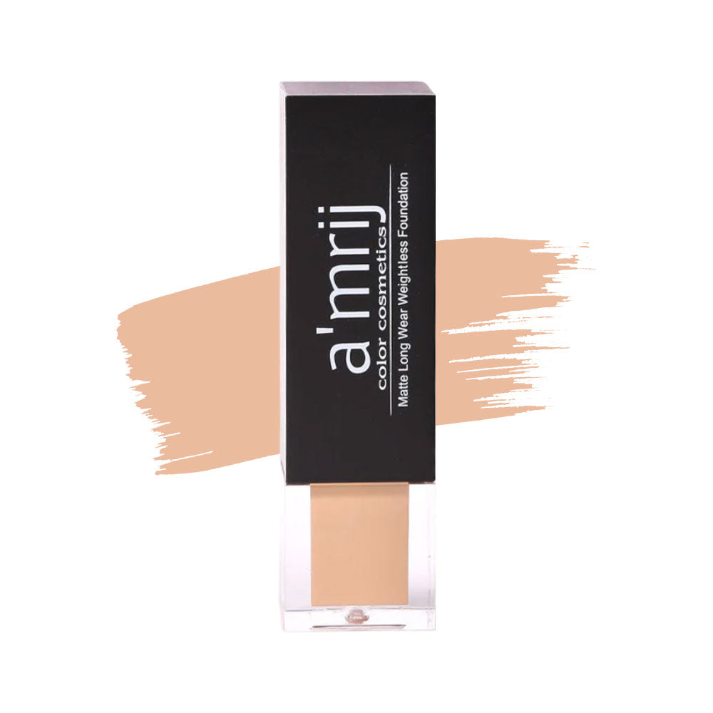 AMRIJ #05 MATTE LONGWEAR WEIGHTLESS LIQUID BASE | Best Price in Pakistan original skincare product Pakistan