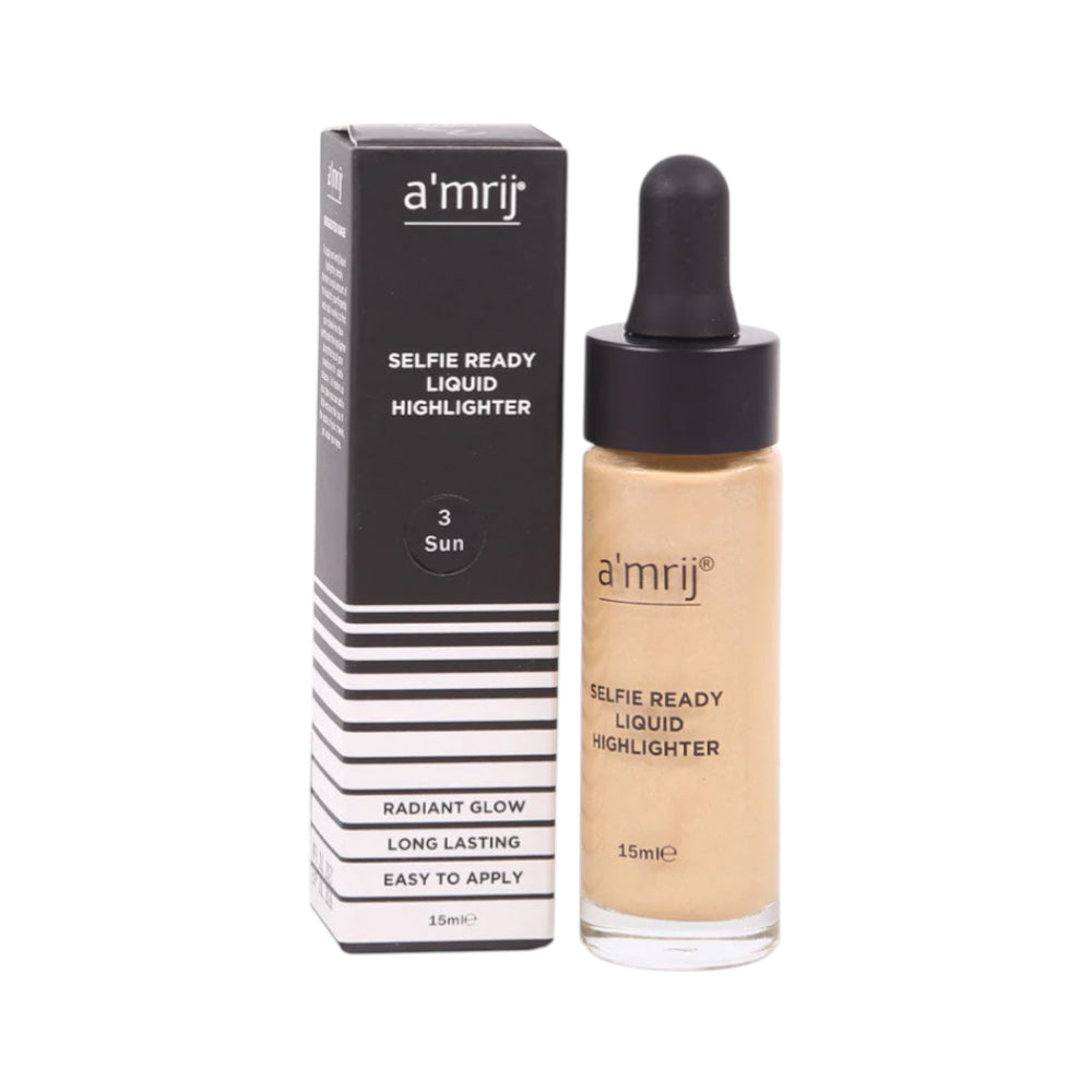 AMRIJ #03 SELFIE READY LIQUID HIGHLIGHTER | Best Price in Pakistan original skincare product Pakistan مرکزی تصویر