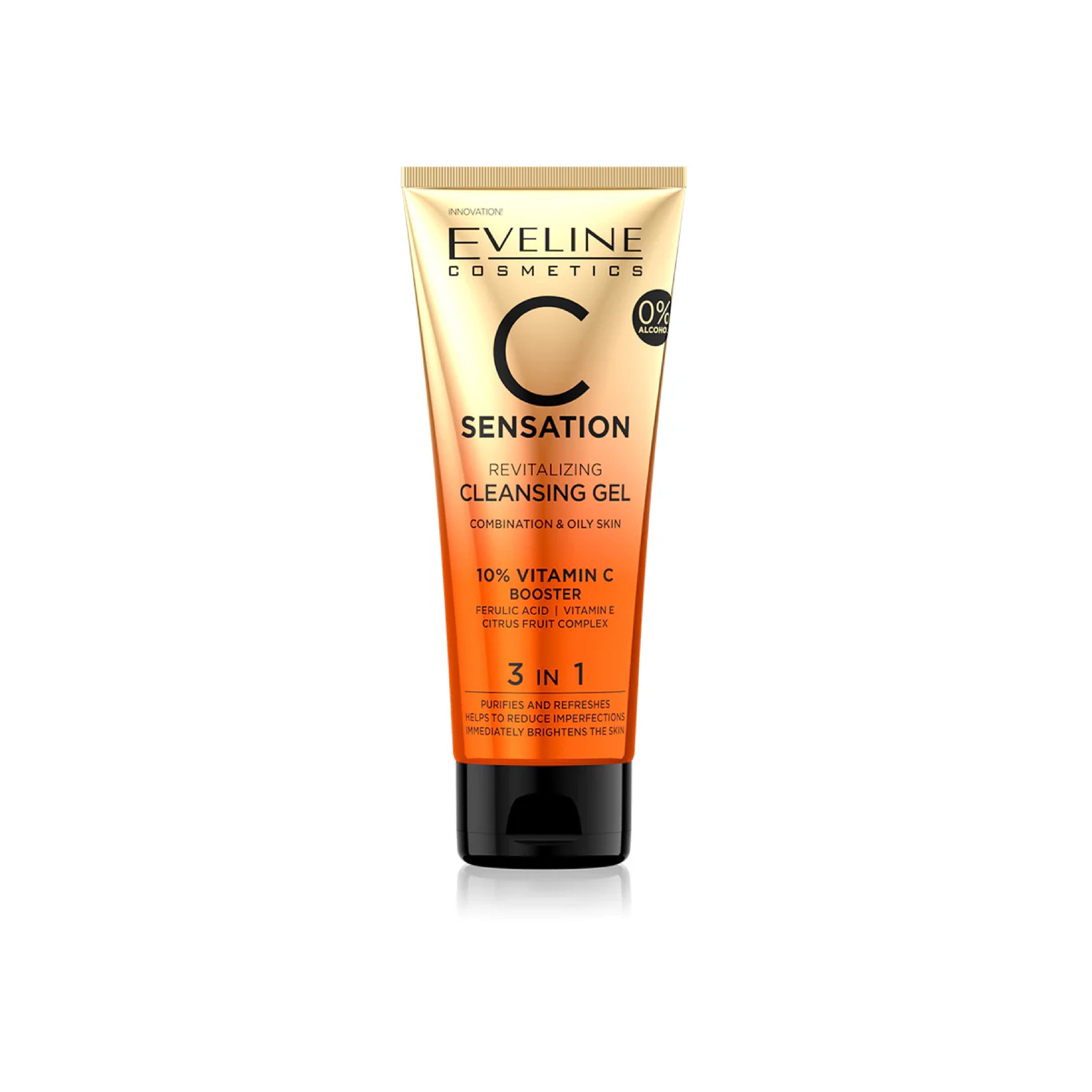 EVELINE C SENSATION CLEANSING GEL 150 ML | Best Price in Pakistan original skincare product Pakistan