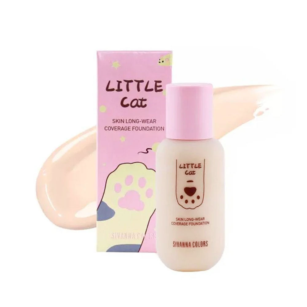 SIVANNA LITTLE CAT LIQUID FOUNDATION | 02 | Best Price in Pakistan original skincare product Pakistan Main image
