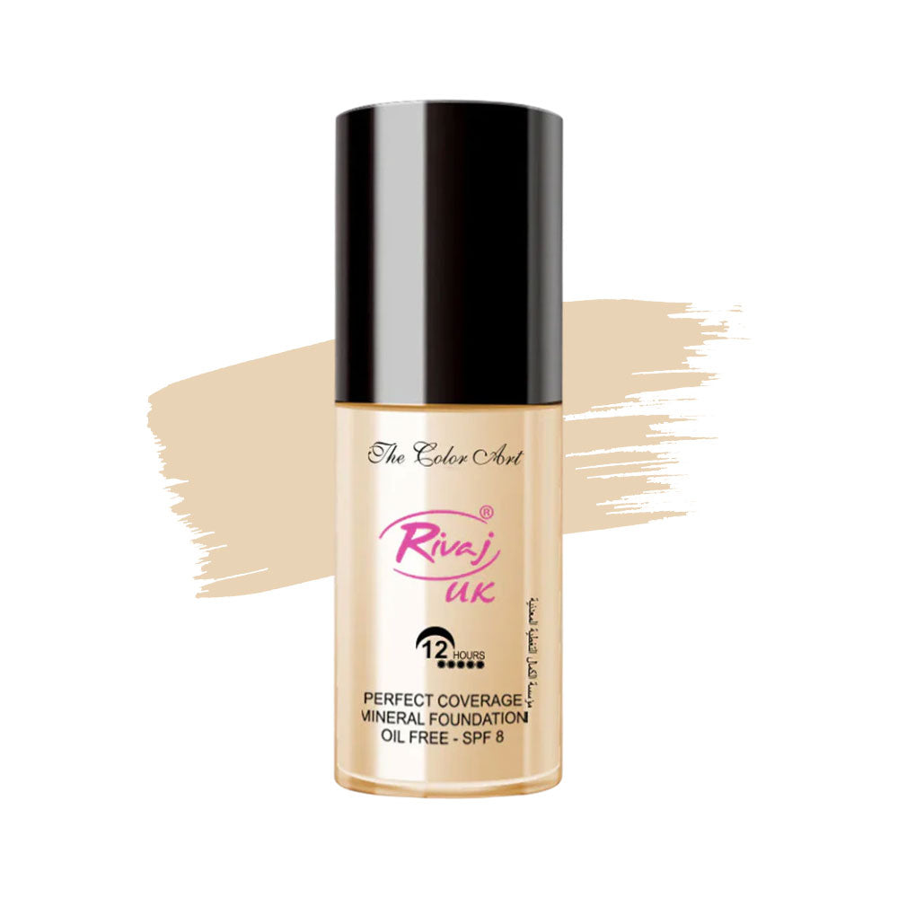 RIVAJ MINERAL FOUNDATION (NEW) 03 | Best Price in Pakistan original skincare product Pakistan