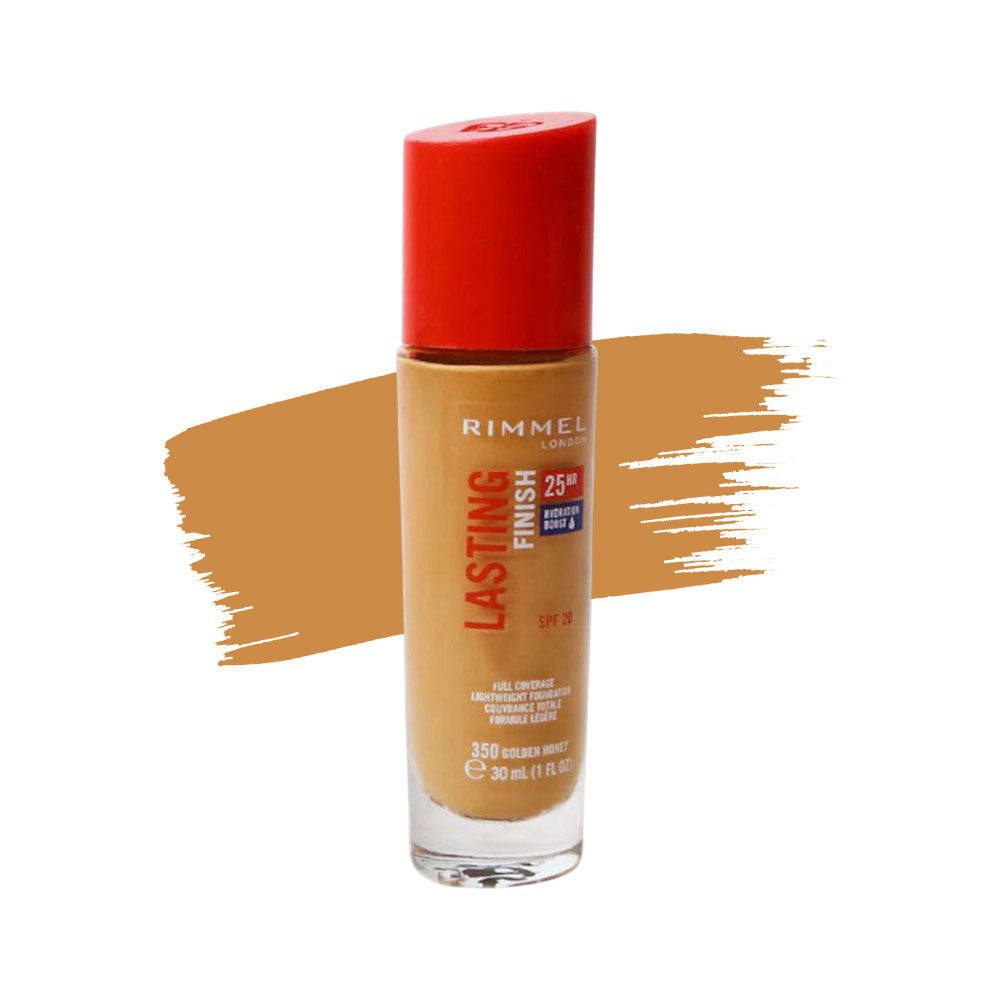 RIMMEL LASTING FINISH FOUNDATION 350 GOLDEN HONEY | Best Price in Pakistan original skincare product Pakistan