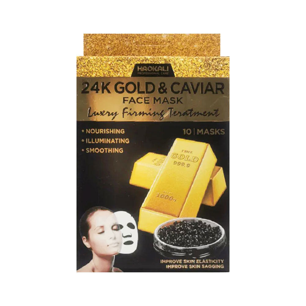 WOKALI 24K GOLD & CAVIAR FACE MASK IR HA-3029 30ML | Best Price in Pakistan original skincare product Pakistan