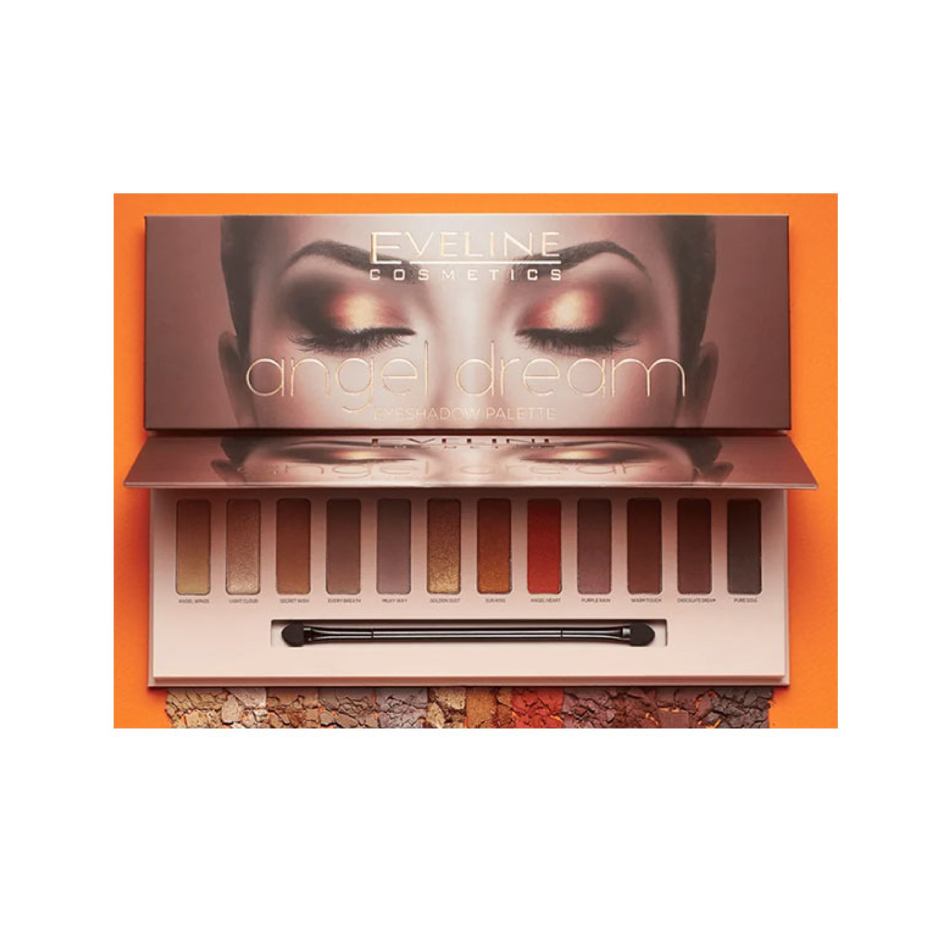 EVELINE EYESHADOW PALETTE 12 COLORS ANGEL DREAM | Best Price in Pakistan original skincare product Pakistan