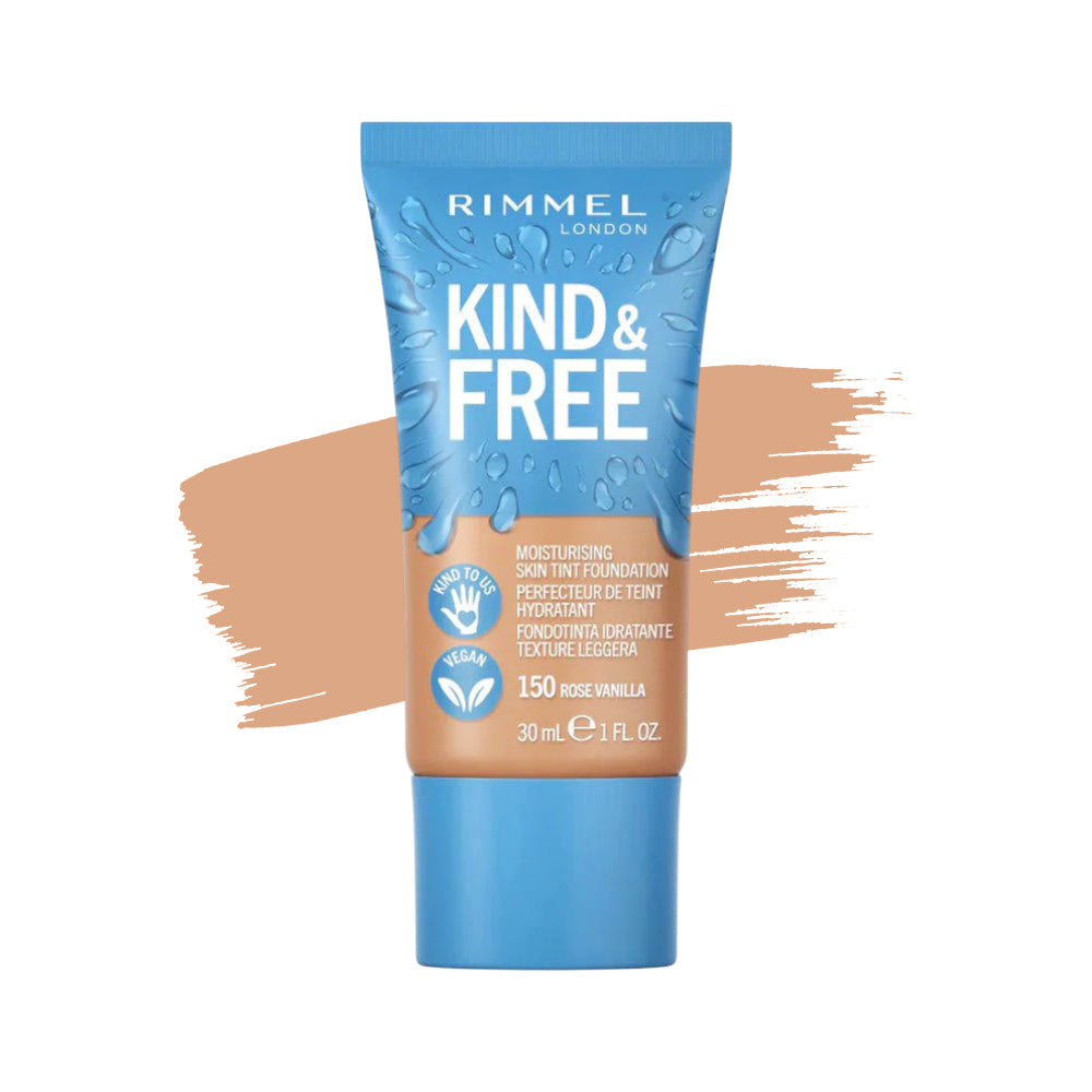 RIMMEL KIND & FREE MOISTURISING SKIN TINT FOUNDATION 150 ROS | Best Price in Pakistan original skincare product Pakistan Main image