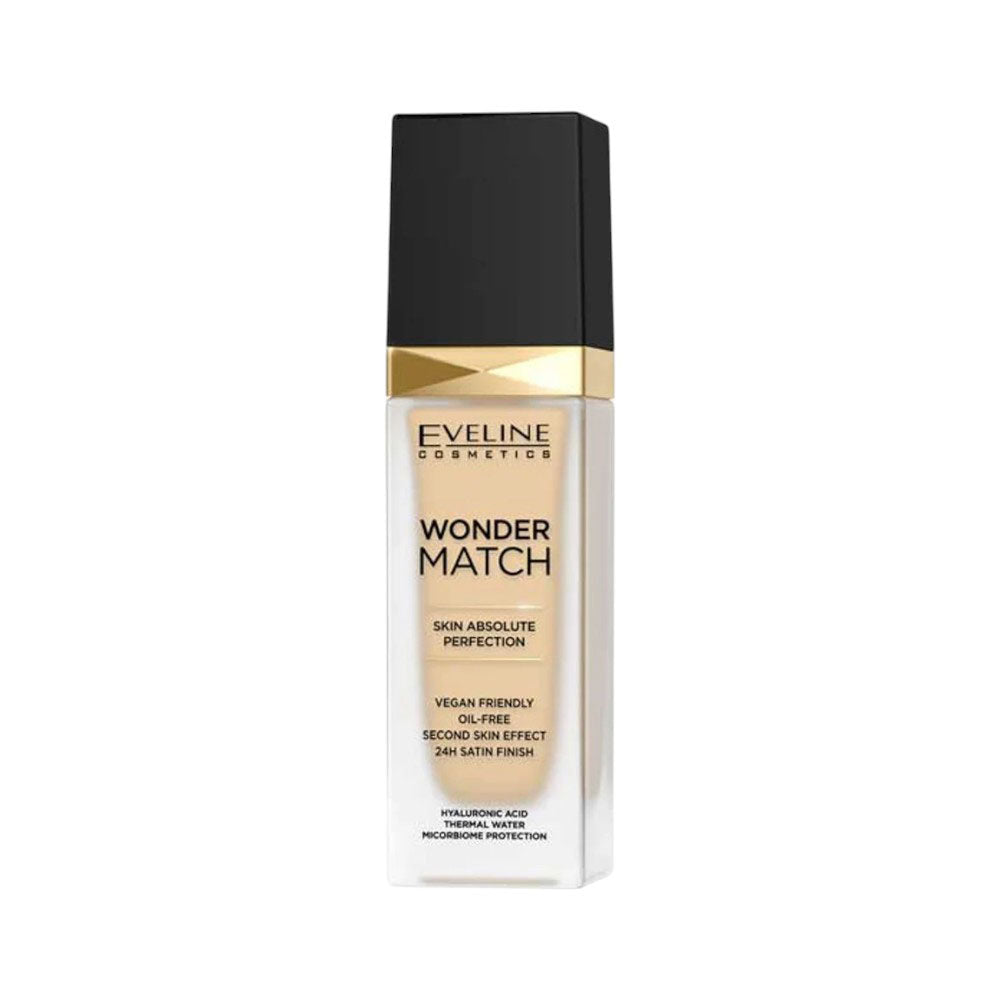 EVELINE WONDER MATCH FOUNDATION 05 LIGHT PORCELAIN 30ML | Best Price in Pakistan original skincare product Pakistan