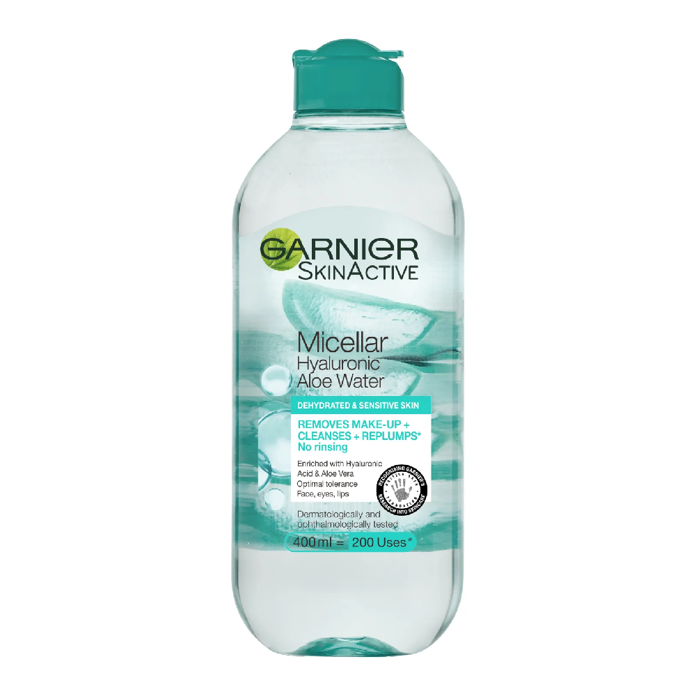 GARNIER SKIN ACTIVE ALOE VERA MICELLAR WATER 400ML | Best Price in Pakistan original skincare product Pakistan Main image