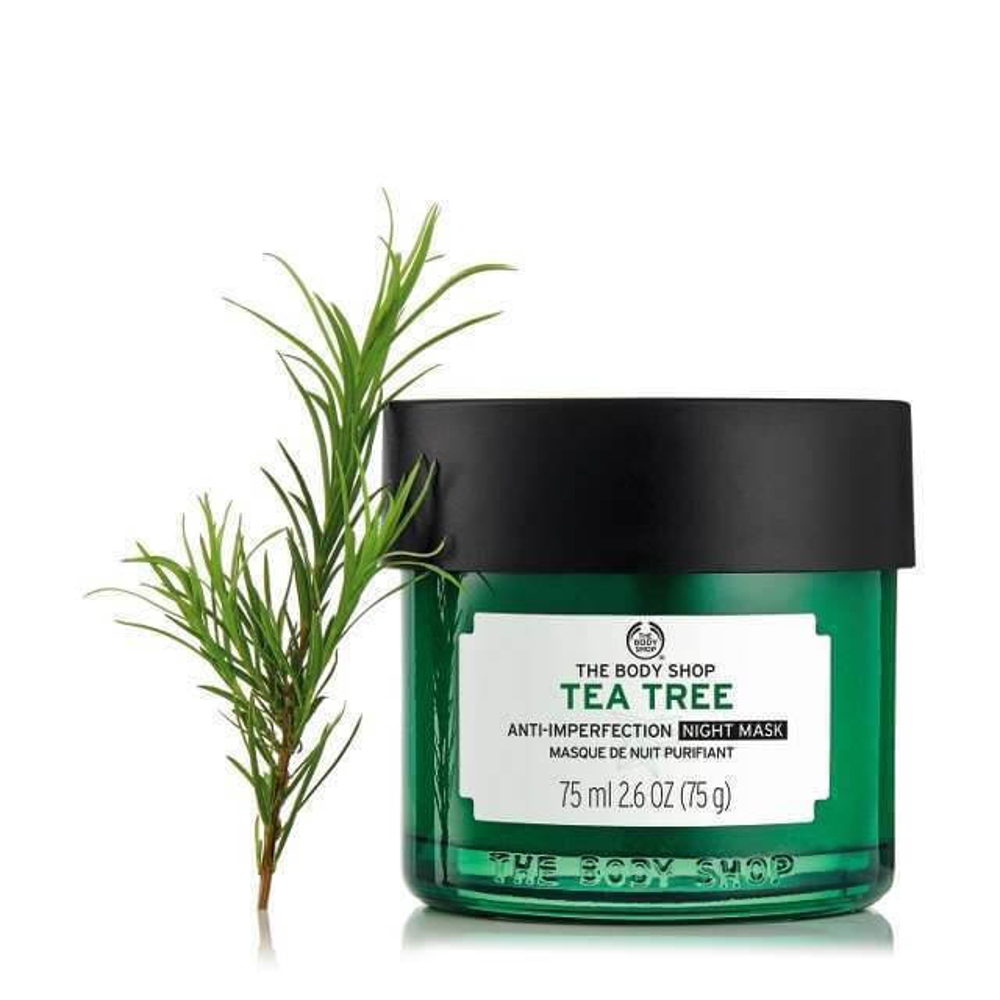 BODY SHOP TEA TREE NIGHT MASK 75 ML | Best Price in Pakistan original skincare product Pakistan Main image
