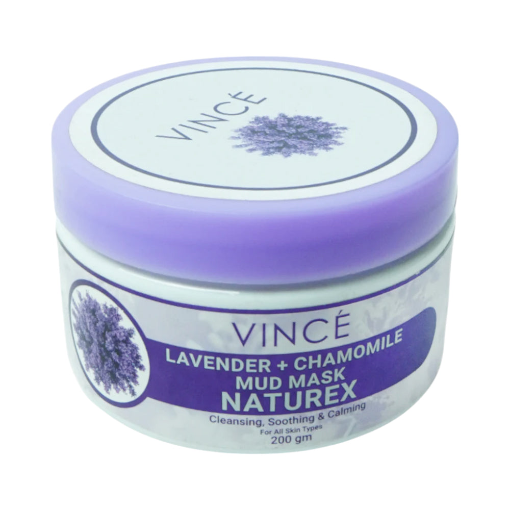 VINCE LAVENDER & CHAMOMLINE MUD MASK 200GM | Best Price in Pakistan original skincare product Pakistan