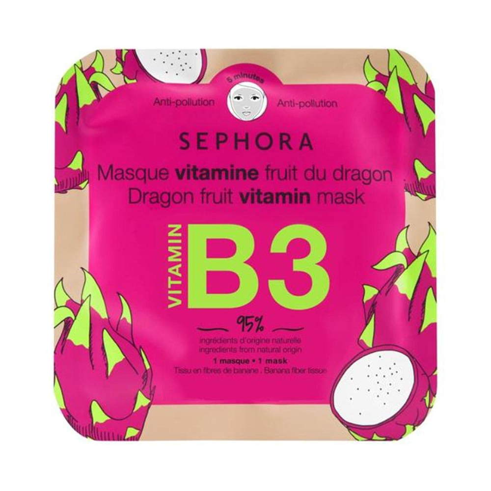 SEPHORA DRAGON FRUIT VITAMIN MASK B3 | Best Price in Pakistan original skincare product Pakistan