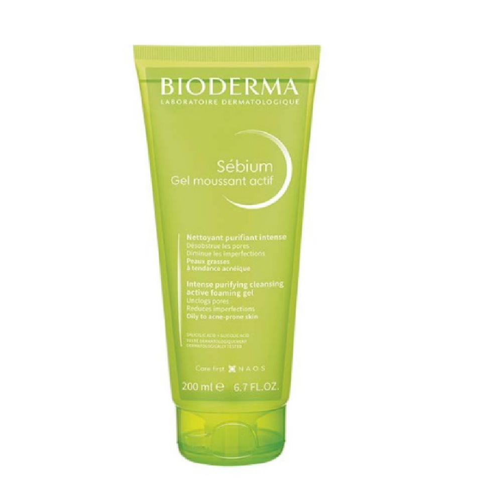BIODERMA SEBIUM ACTIVE FOAMING GEL 200 ML | Best Price in Pakistan original skincare product Pakistan