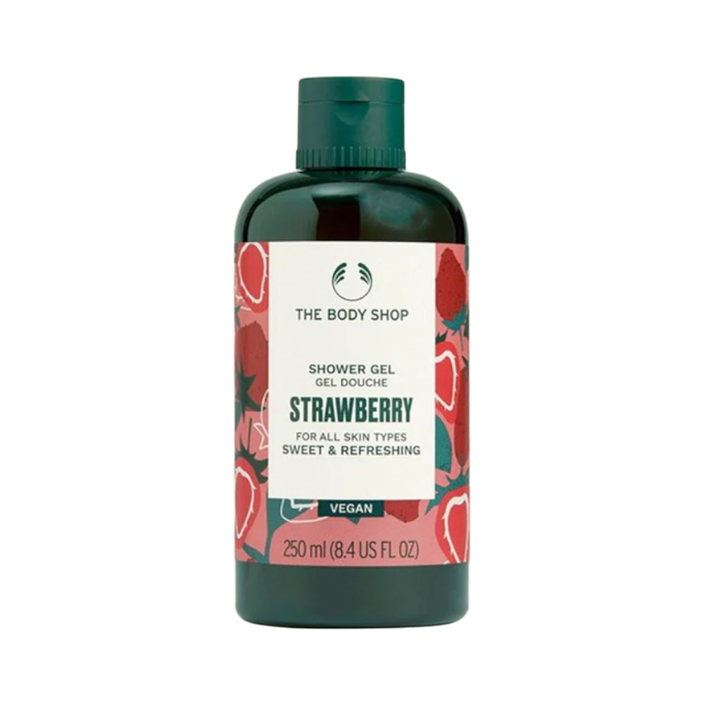 THE BODY SHOP STAWBERRY SHOWER GEL NEW PACKING 250ML | Best Price in Pakistan original skincare product Pakistan
