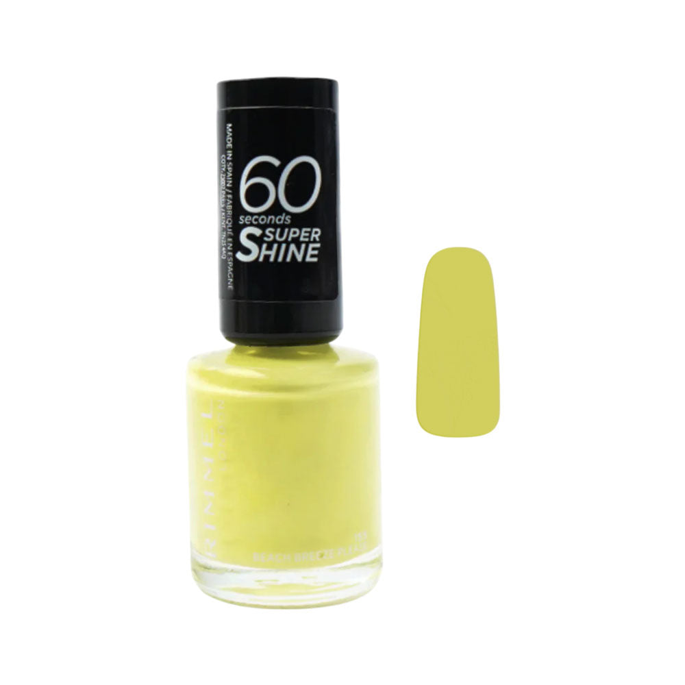 RIMMEL 60 SECONDS SUPERSHINE NAGELLAK | 155 BEACH BREEZE PLE | Best Price in Pakistan original skincare product Pakistan Main image