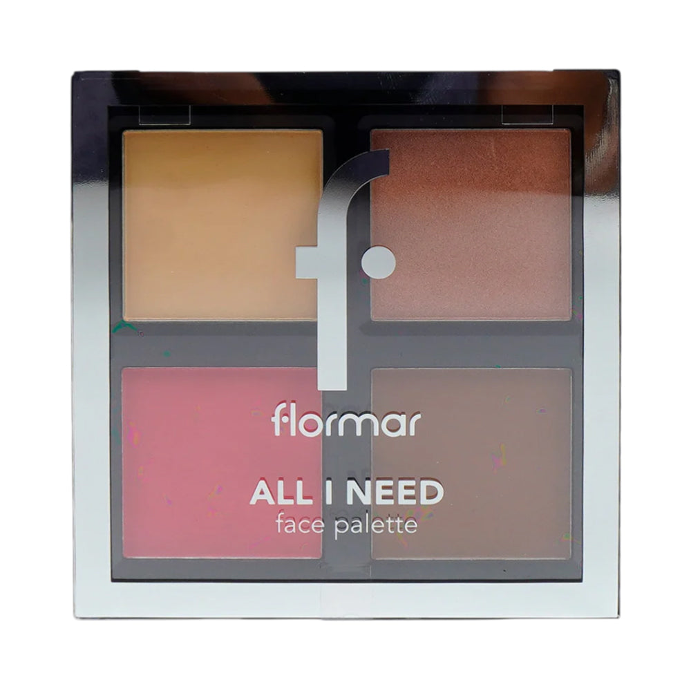 FLORMAR ALL I NEED FACE PALETTE PLT CONTOUR/HIGHLIGHTER 14.4 | Best Price in Pakistan original skincare product Pakistan