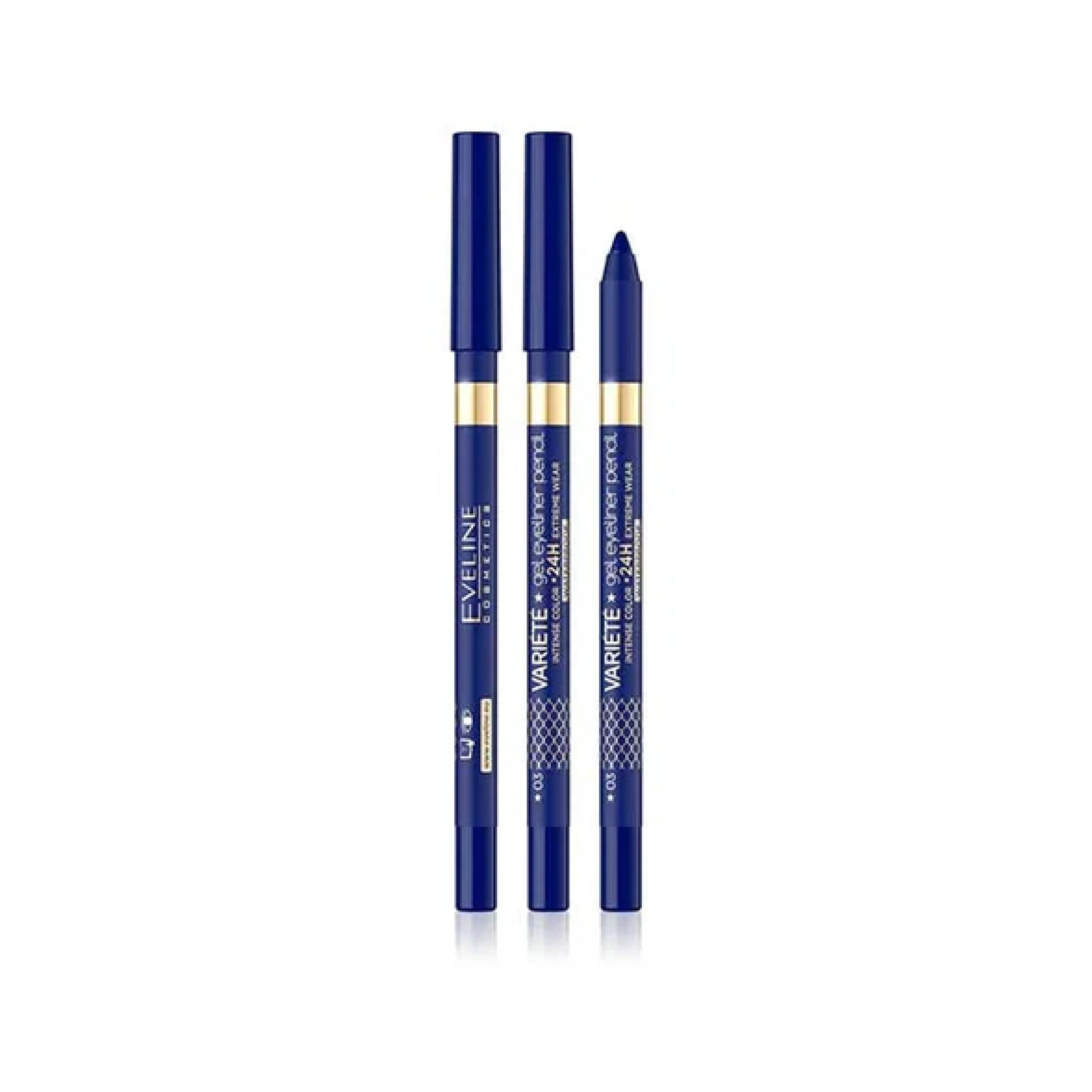 EVELINE VARIETE GEL EYELINER PENCIL # 03 BLUE | Best Price in Pakistan original skincare product Pakistan