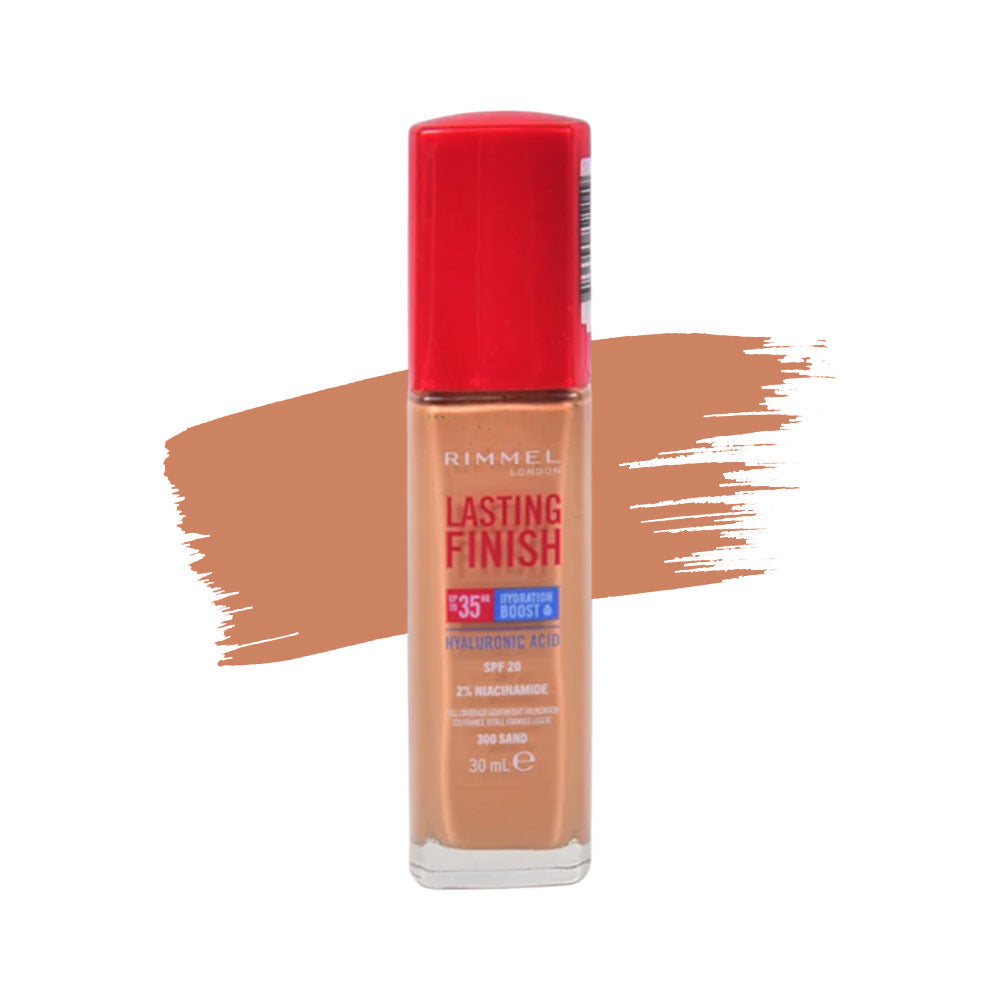 RIMMEL  LASTING FINISH HYALURONIC ACID LONGLASTING 300 SAND | Best Price in Pakistan original skincare product Pakistan Main image