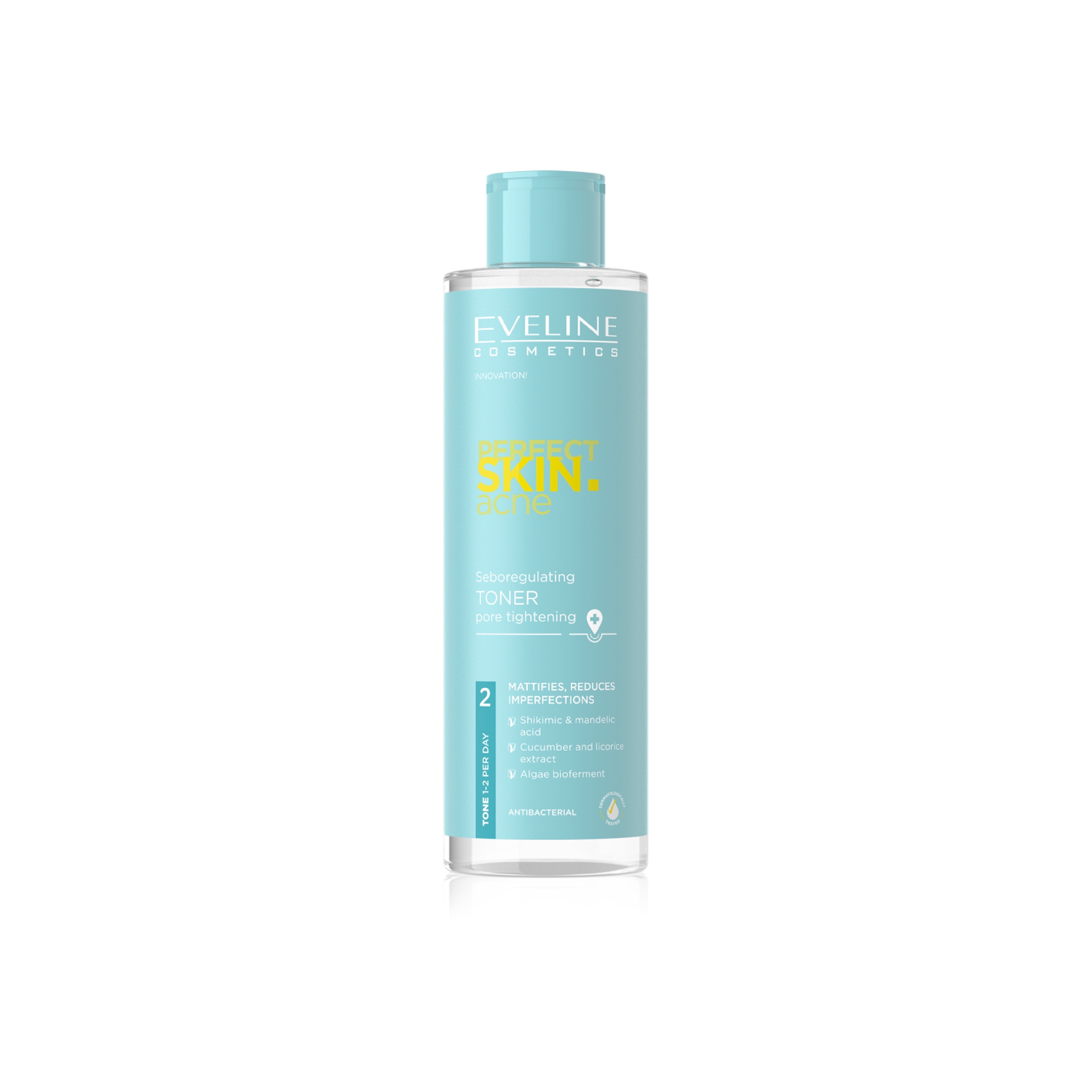 EVELINE PERFECT SKIN ACNE TONER  200ML | Best Price in Pakistan original skincare product Pakistan Main image