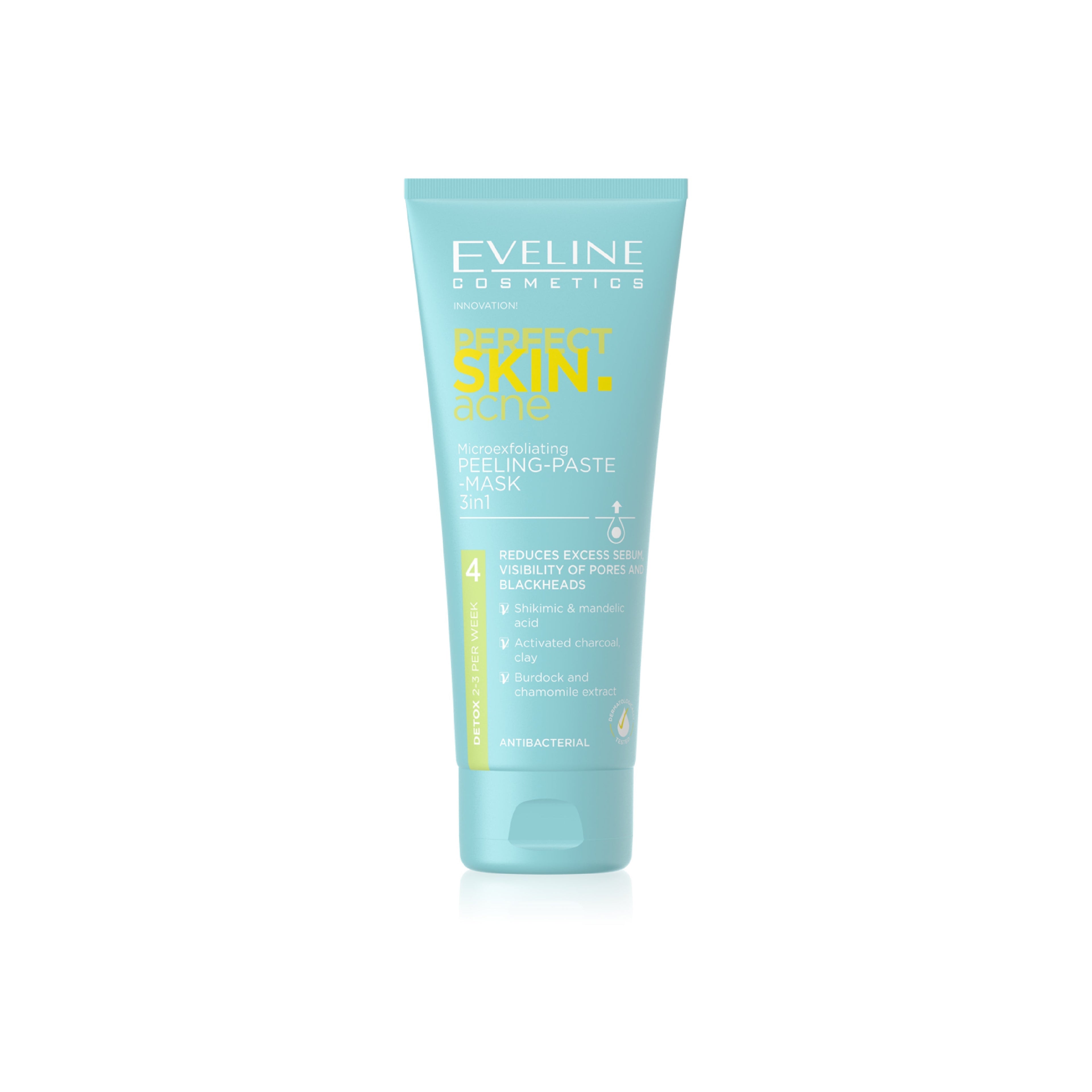 EVELINE PERFECT SKIN ACNE PEELING PASTE MASK  75ML | Best Price in Pakistan original skincare product Pakistan