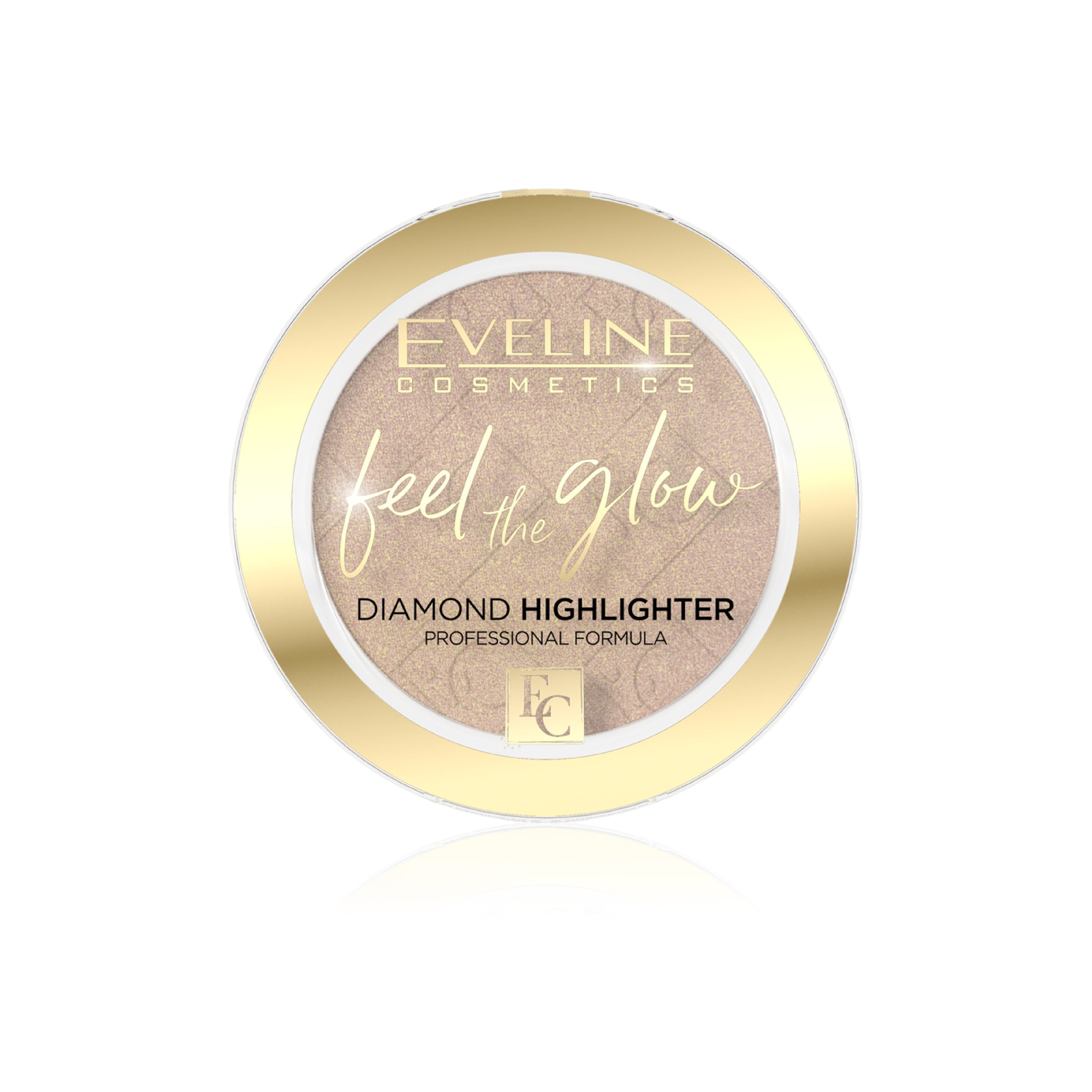 EVELINE THE GLOW DIAMOND HIGHLIGHTER 02 BEACH GLOW | Best Price in Pakistan original skincare product Pakistan