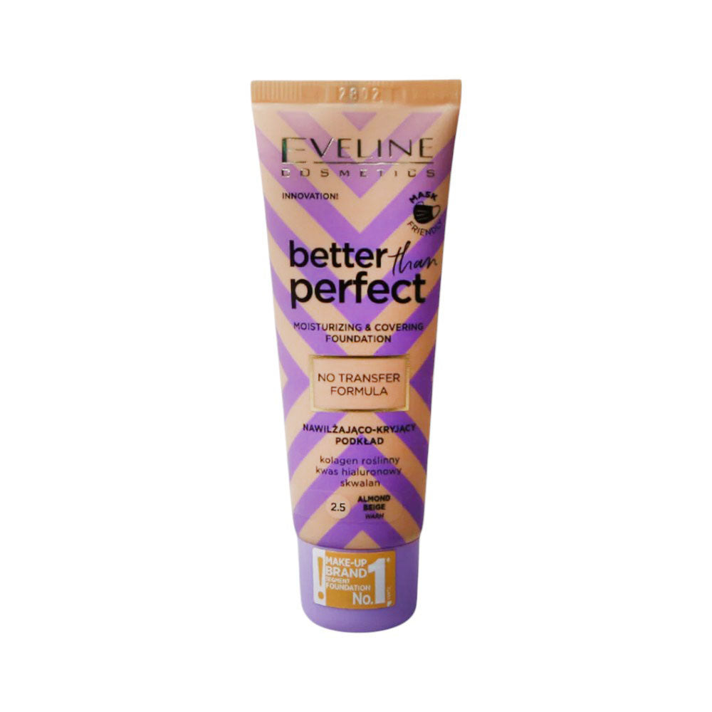 EVELINE BETTER THAN PERFECT FOUNDATION 2.5 ALMOND BEIGE | Best Price in Pakistan original skincare product Pakistan