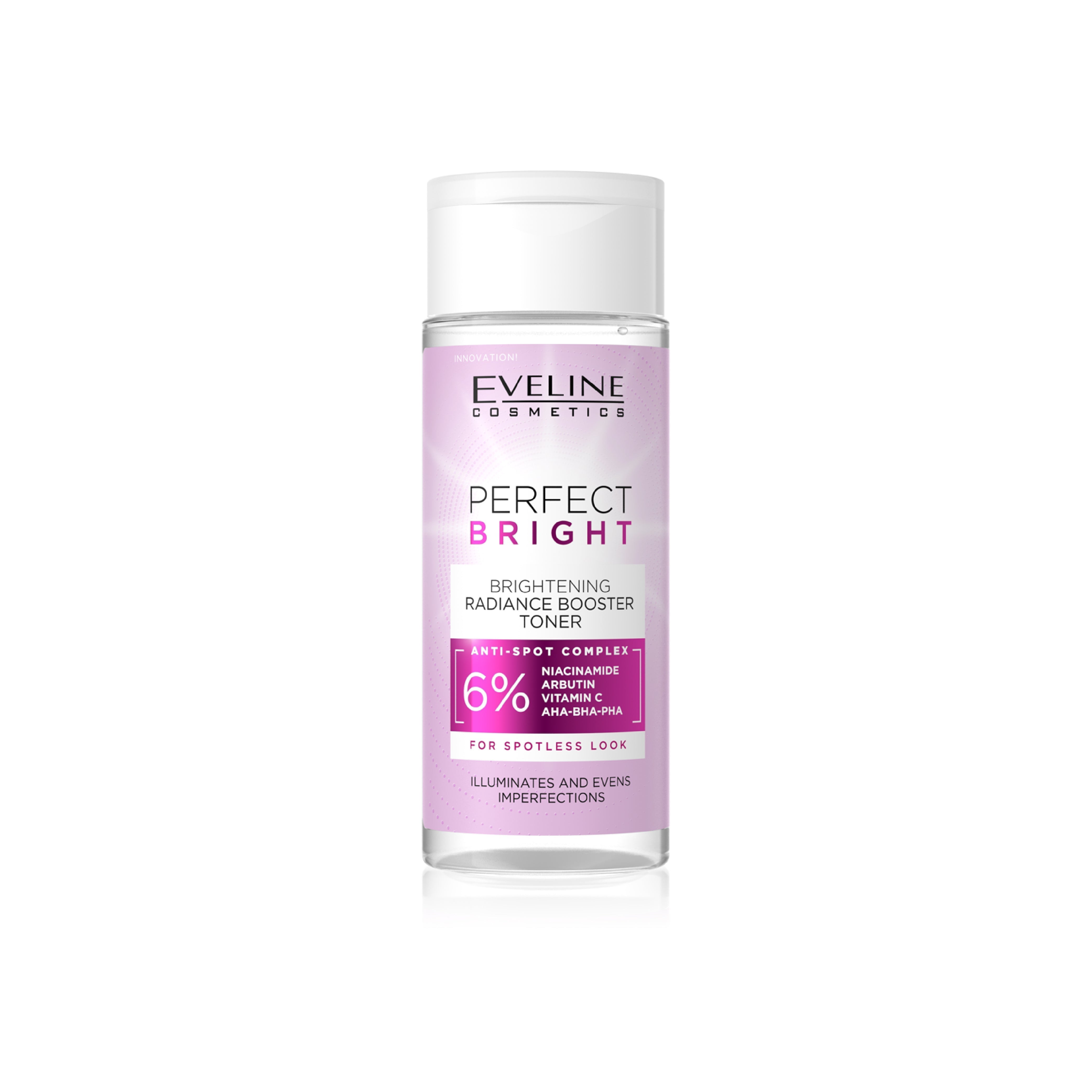 EVELINE PERFECT BRIGHT RADIANCE BOOSTER TONER 150ML | Best Price in Pakistan original skincare product Pakistan Main image