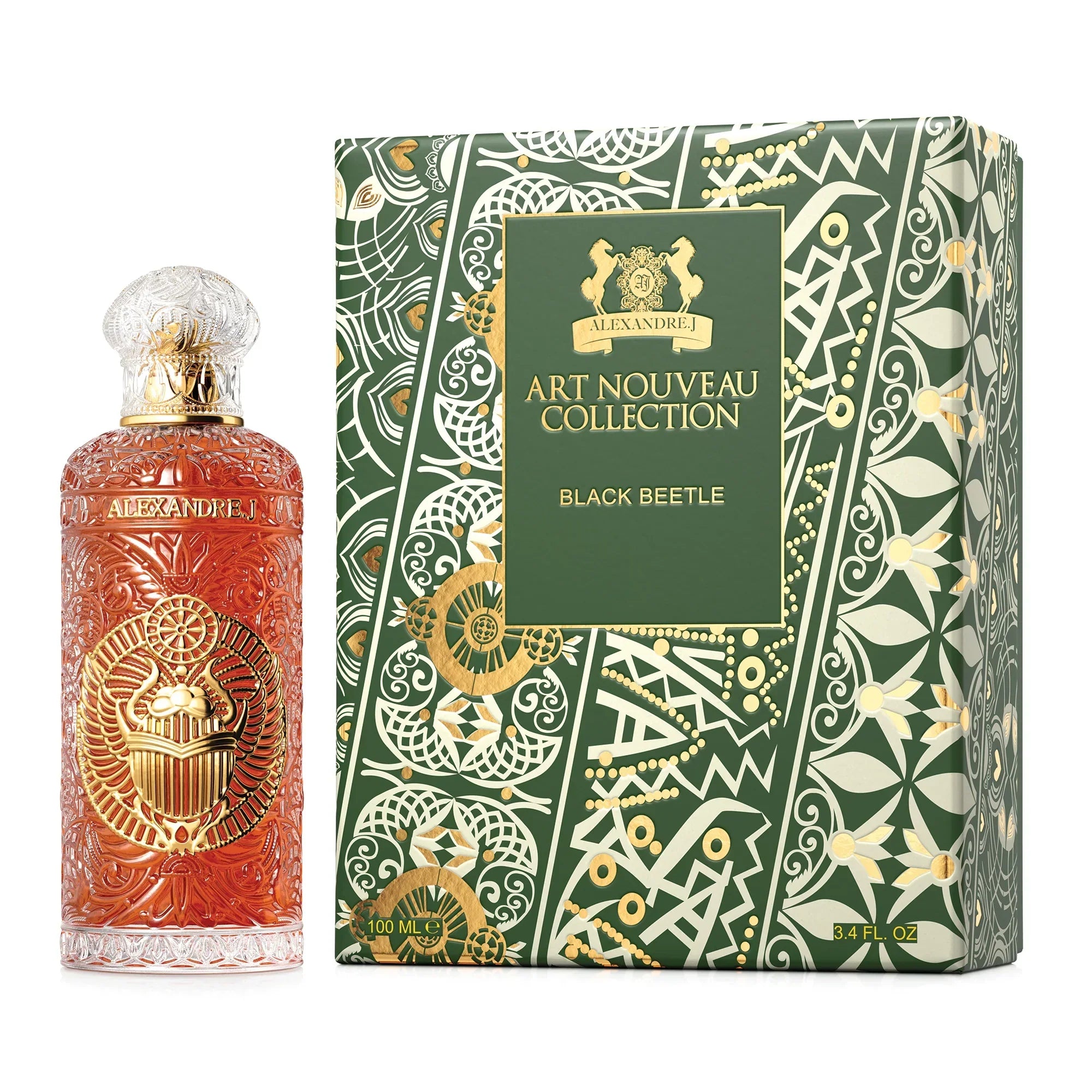 Alexandre.J Art Nouveau Collection Black Beetle EDP 100 ml | Best Price in Pakistan original skincare product Pakistan مرکزی تصویر