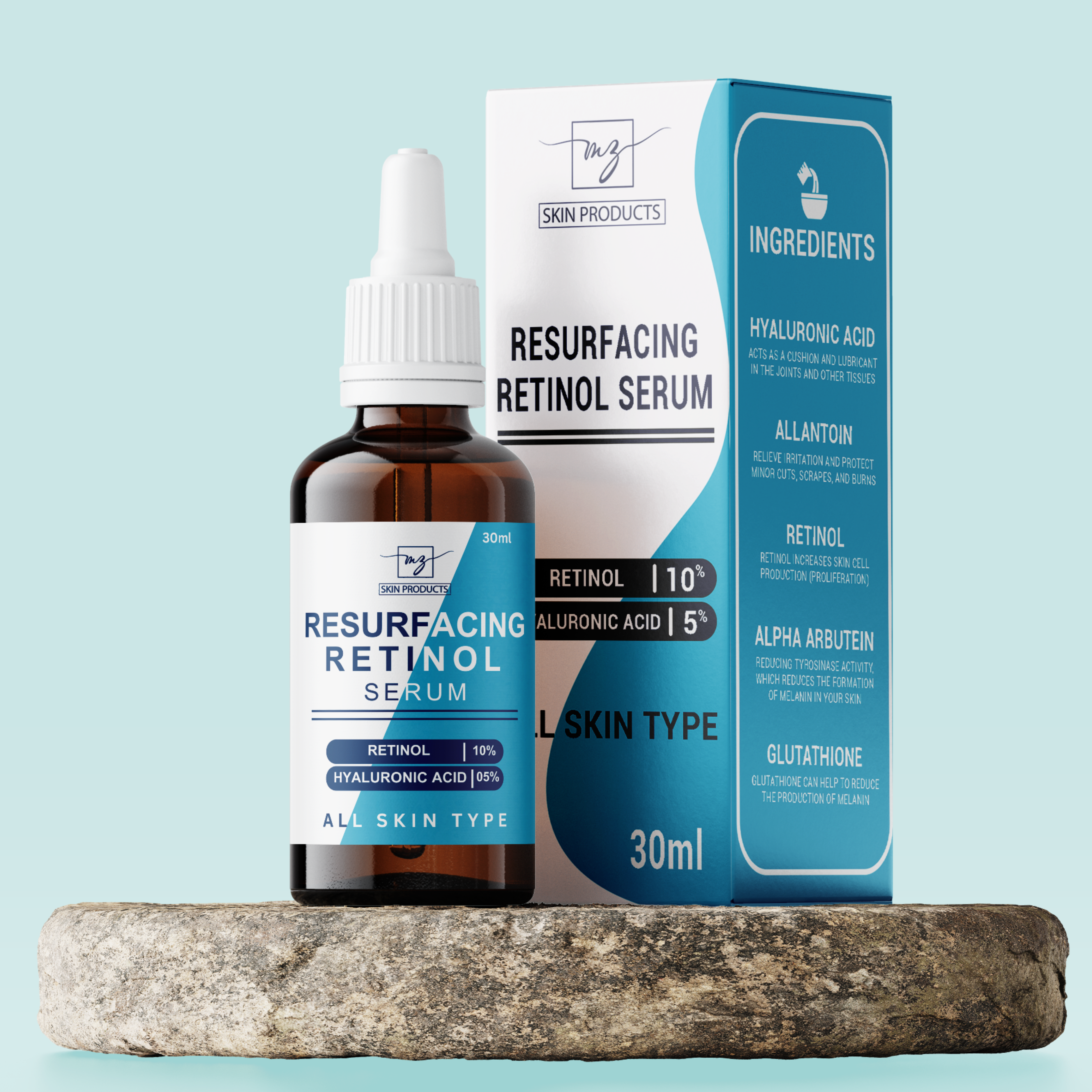 Mzskin Resurfacing Retinol Serum 30ml | Best Price in Pakistan original skincare product Pakistan