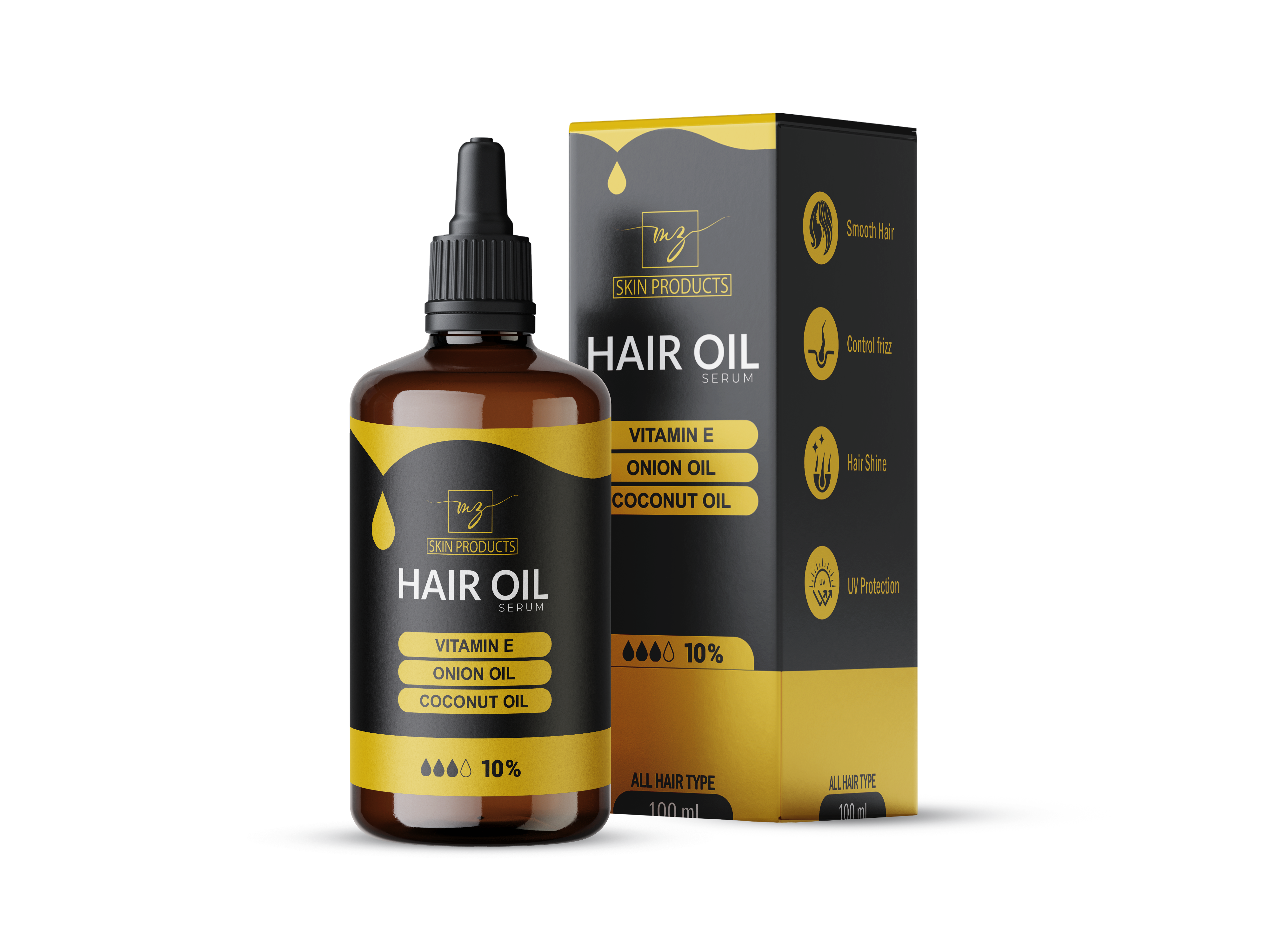 Mzskin Hair Oil Serum – 100ml | Best Price in Pakistan original skincare product Pakistan Main image