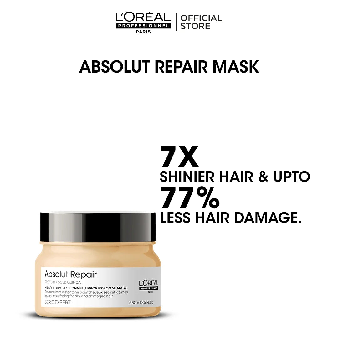Loreal Professionnel Serie Expert Absolut Repair Mask | 250ml | For Dry And Damaged Hair | Best Price in Pakistan original skincare product Pakistan