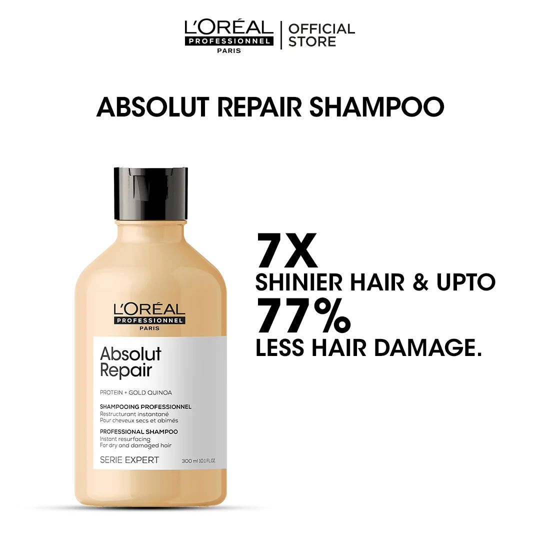 Loreal Professionnel Serie Expert Absolut Repair Shampoo | 300ml | For Dry And Damaged Hair | Best Price in Pakistan original skincare product Pakistan