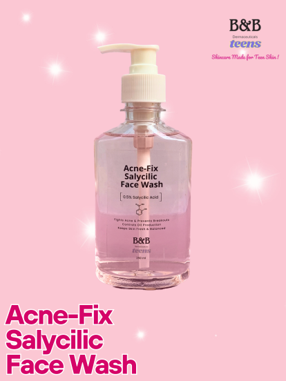 B&B Derma | Acne-Fix Salicylic Face Wash Teens | Best Price in Pakistan original skincare product Pakistan