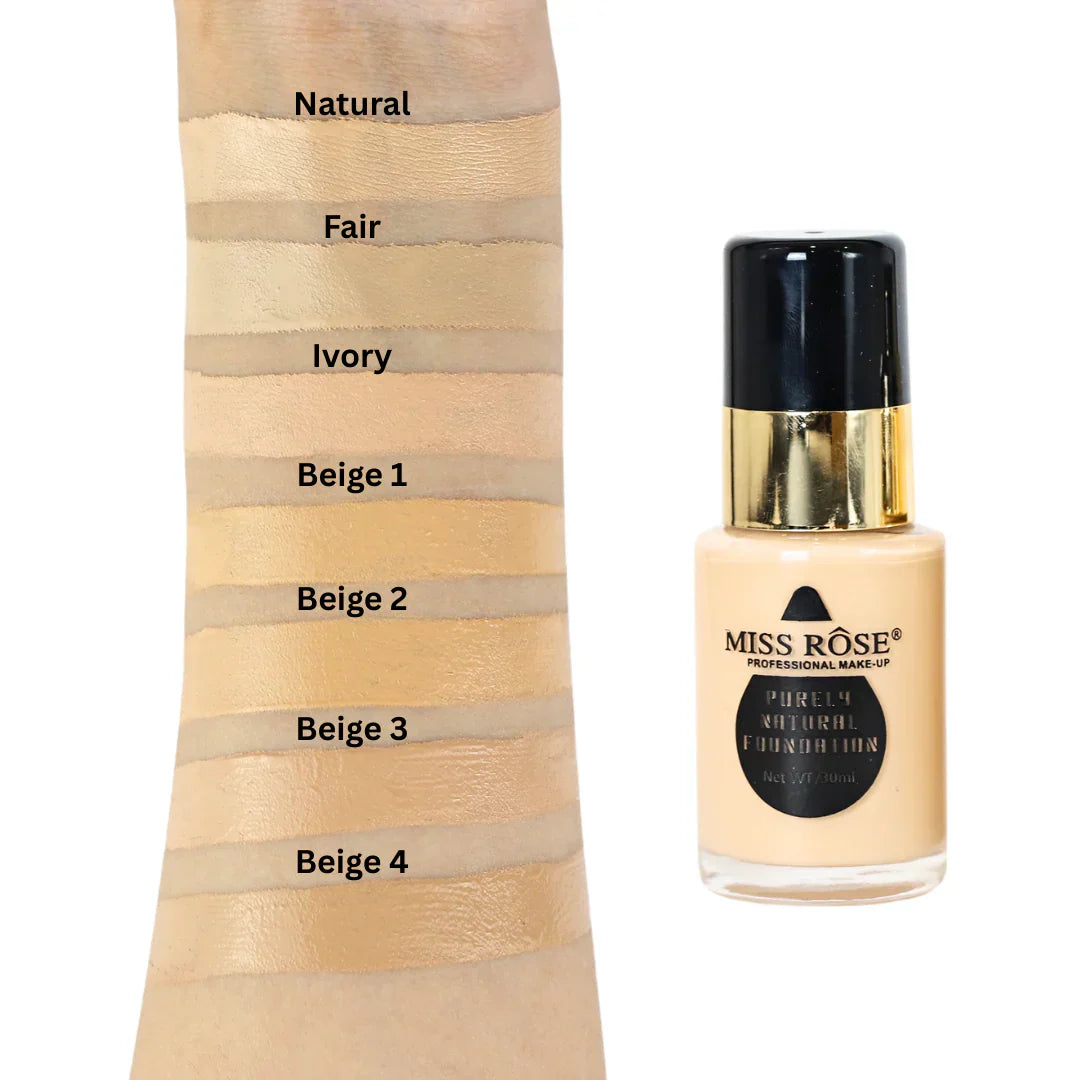 Miss Rose | Purely Natural Foundation 30Ml | Best Price in Pakistan original skincare product Pakistan